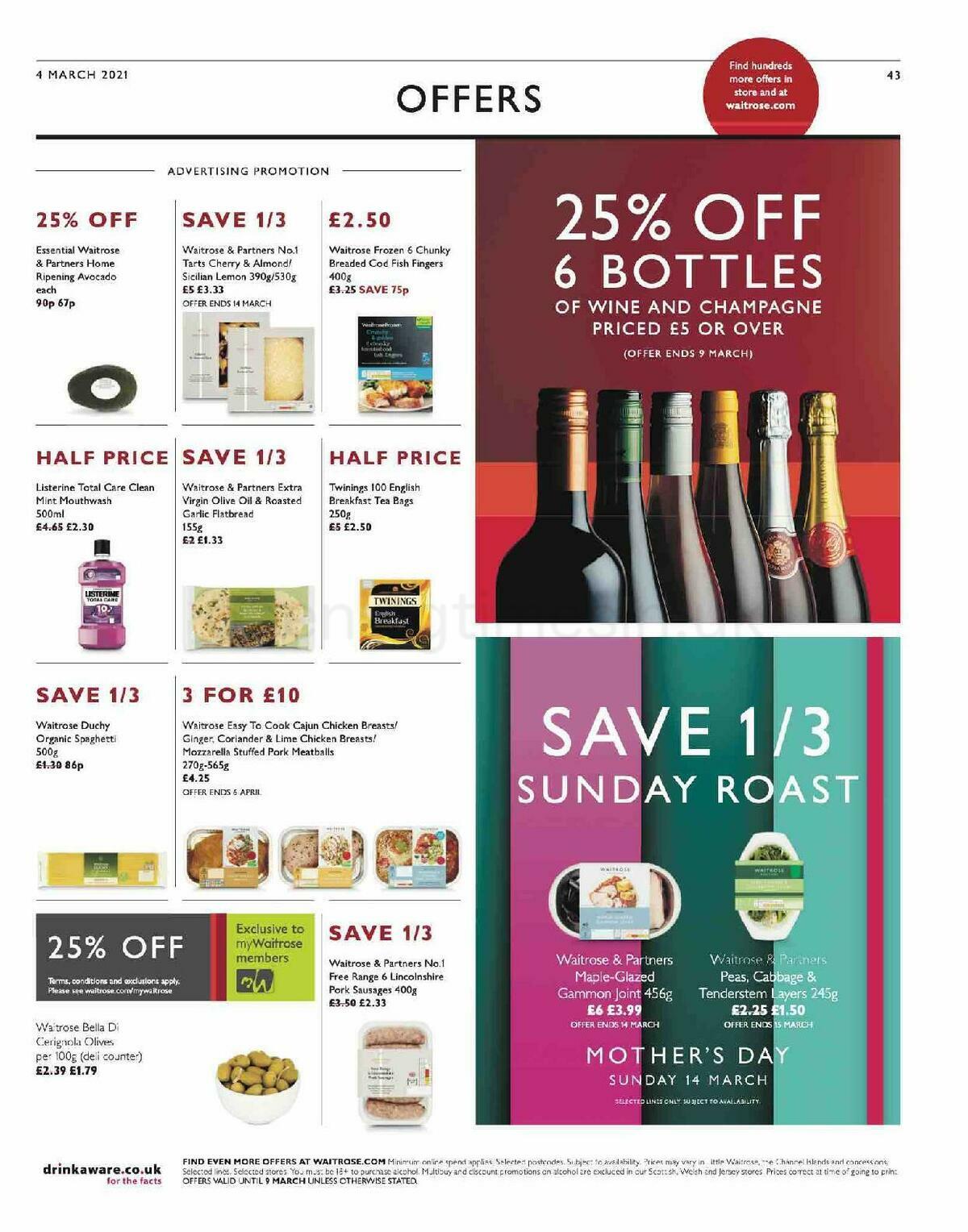 Waitrose Offers from 4 March
