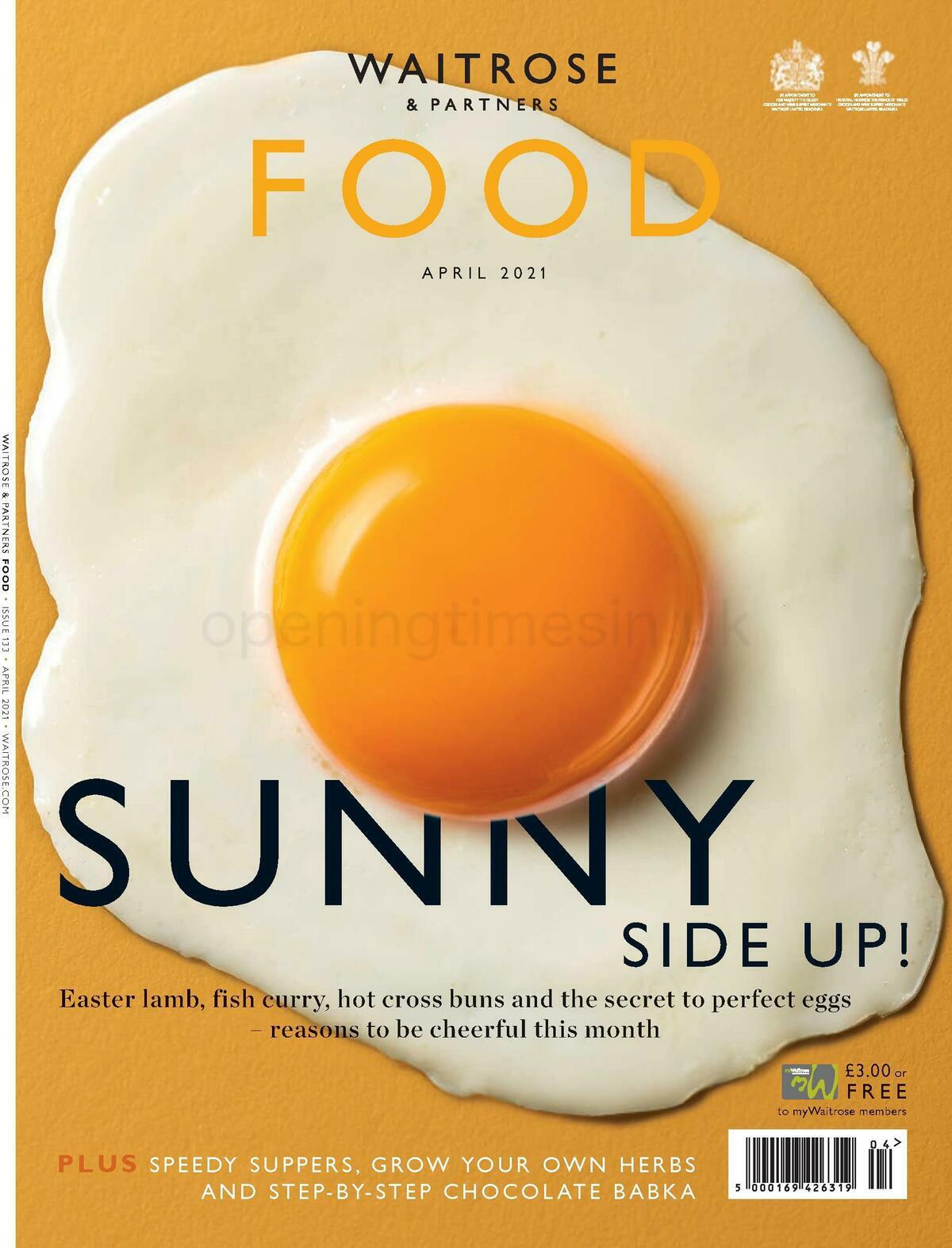 Waitrose Food Magazine April Offers from 1 April