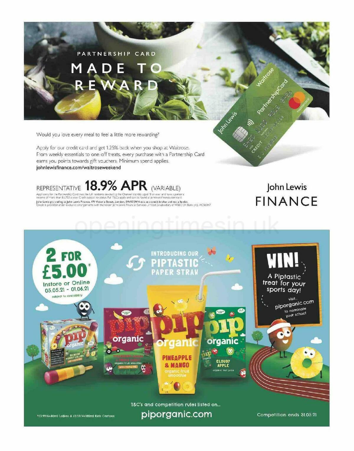 Waitrose Offers from 6 May