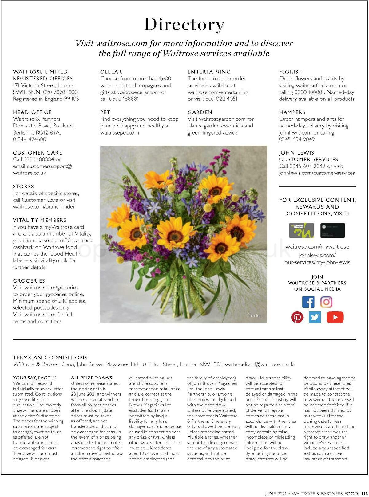 Waitrose Food Magazine June Offers from 1 June