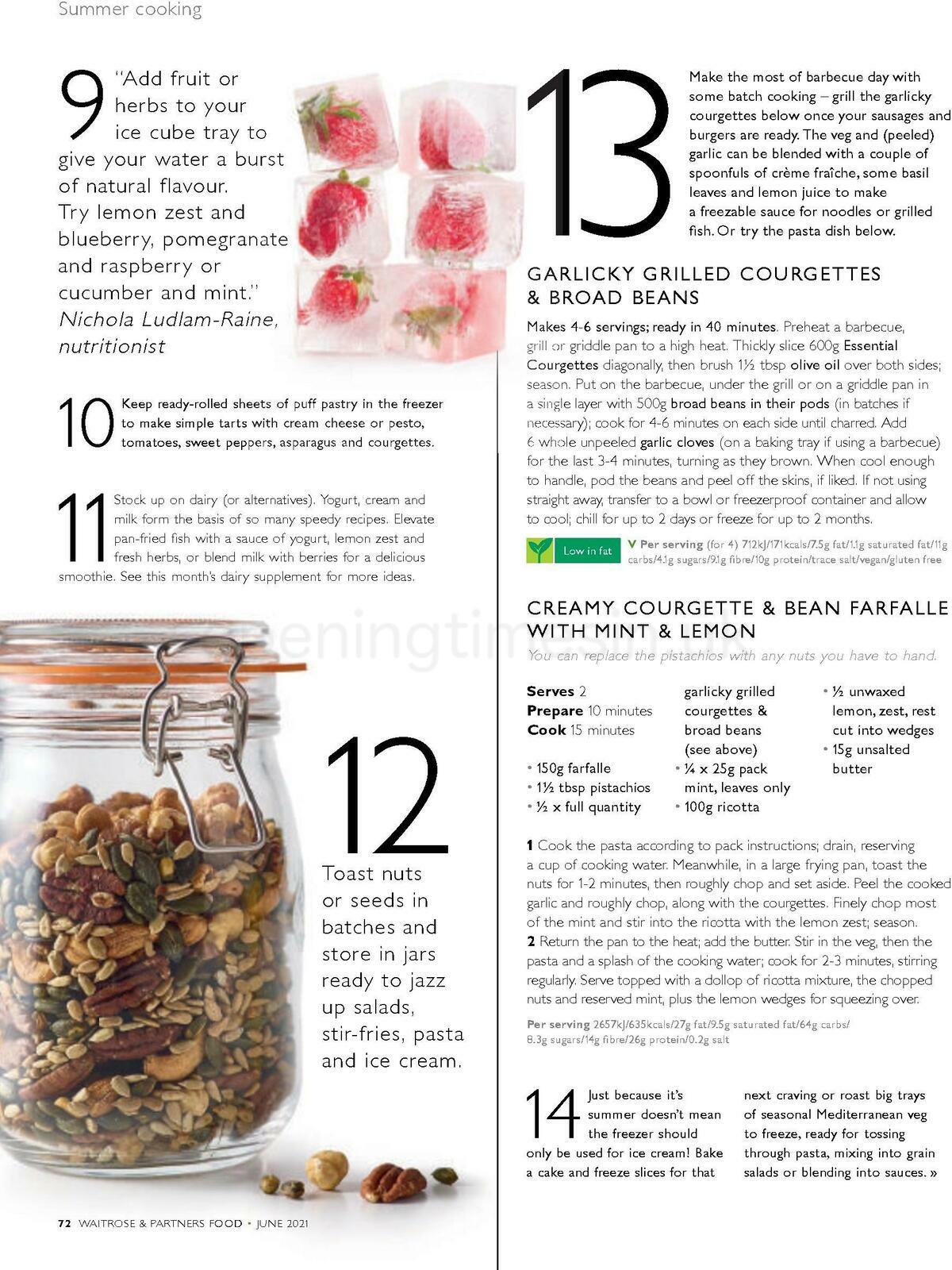 Waitrose Food Magazine June Offers from 1 June