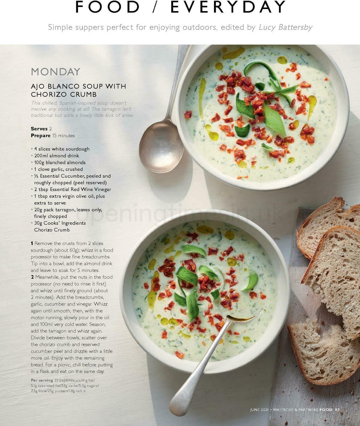 Waitrose Food Magazine June Offers from 1 June