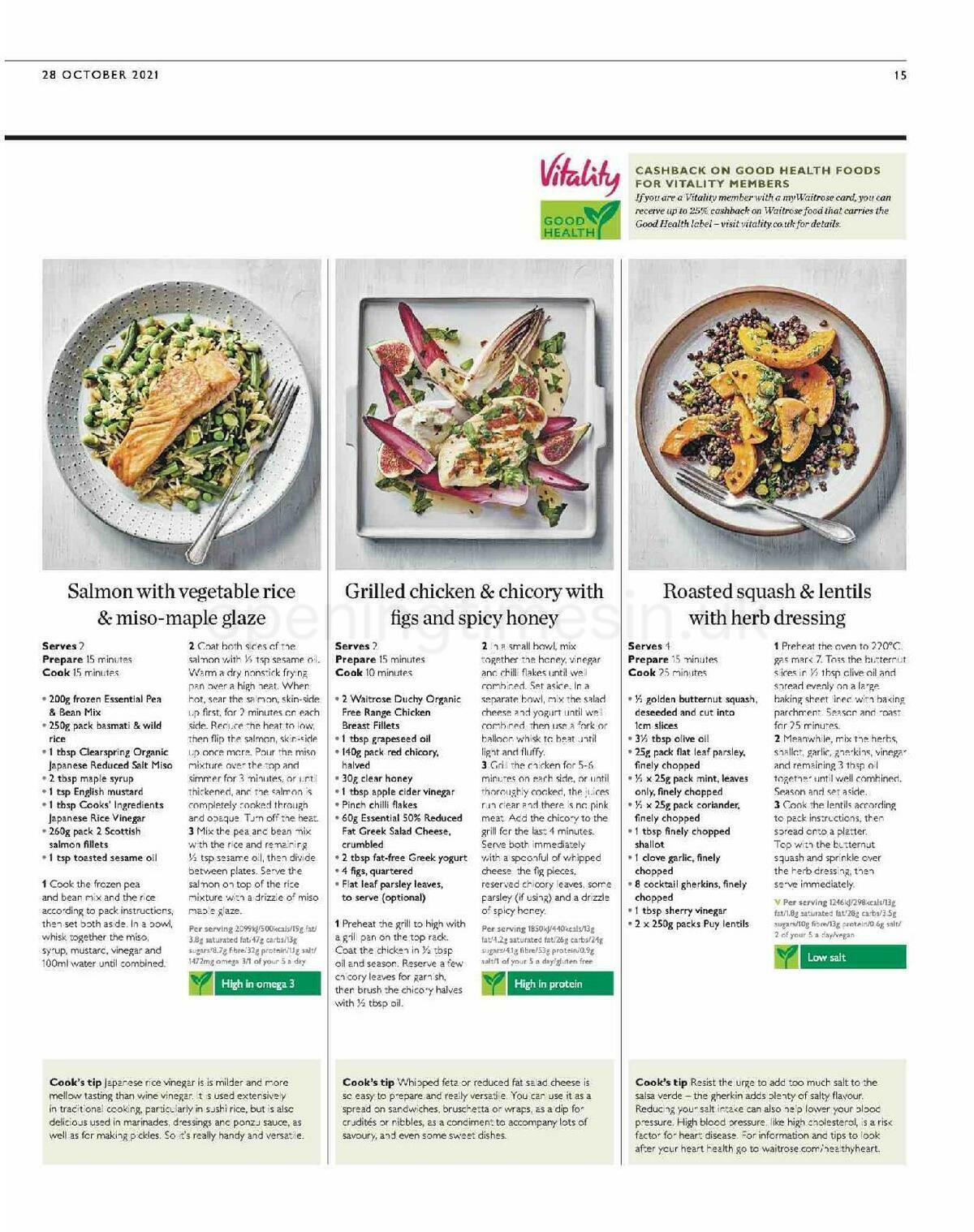 Waitrose Offers from 28 October
