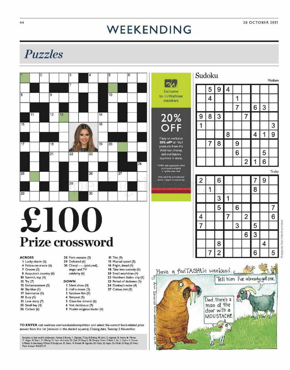 Waitrose Offers from 28 October