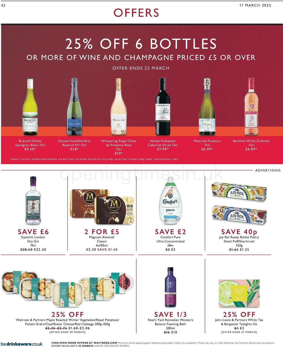 Waitrose Offers from 17 March