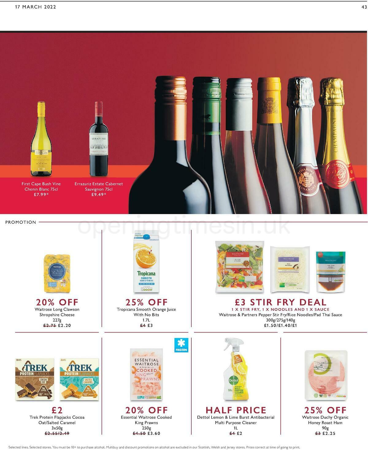 Waitrose Offers from 17 March