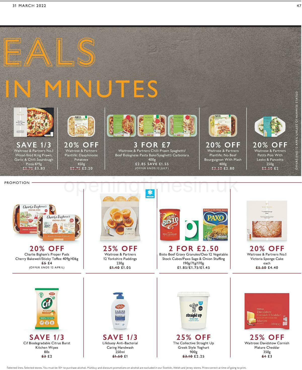 Waitrose Offers from 31 March