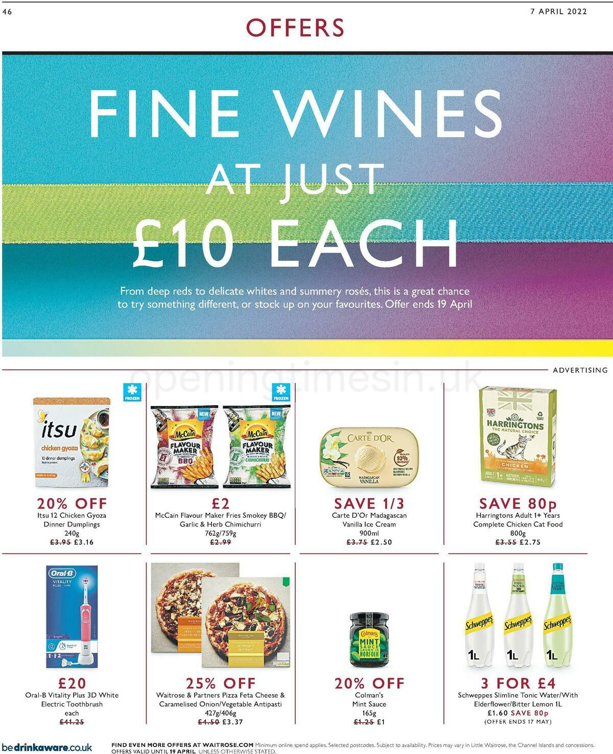 Waitrose Offers from 7 April