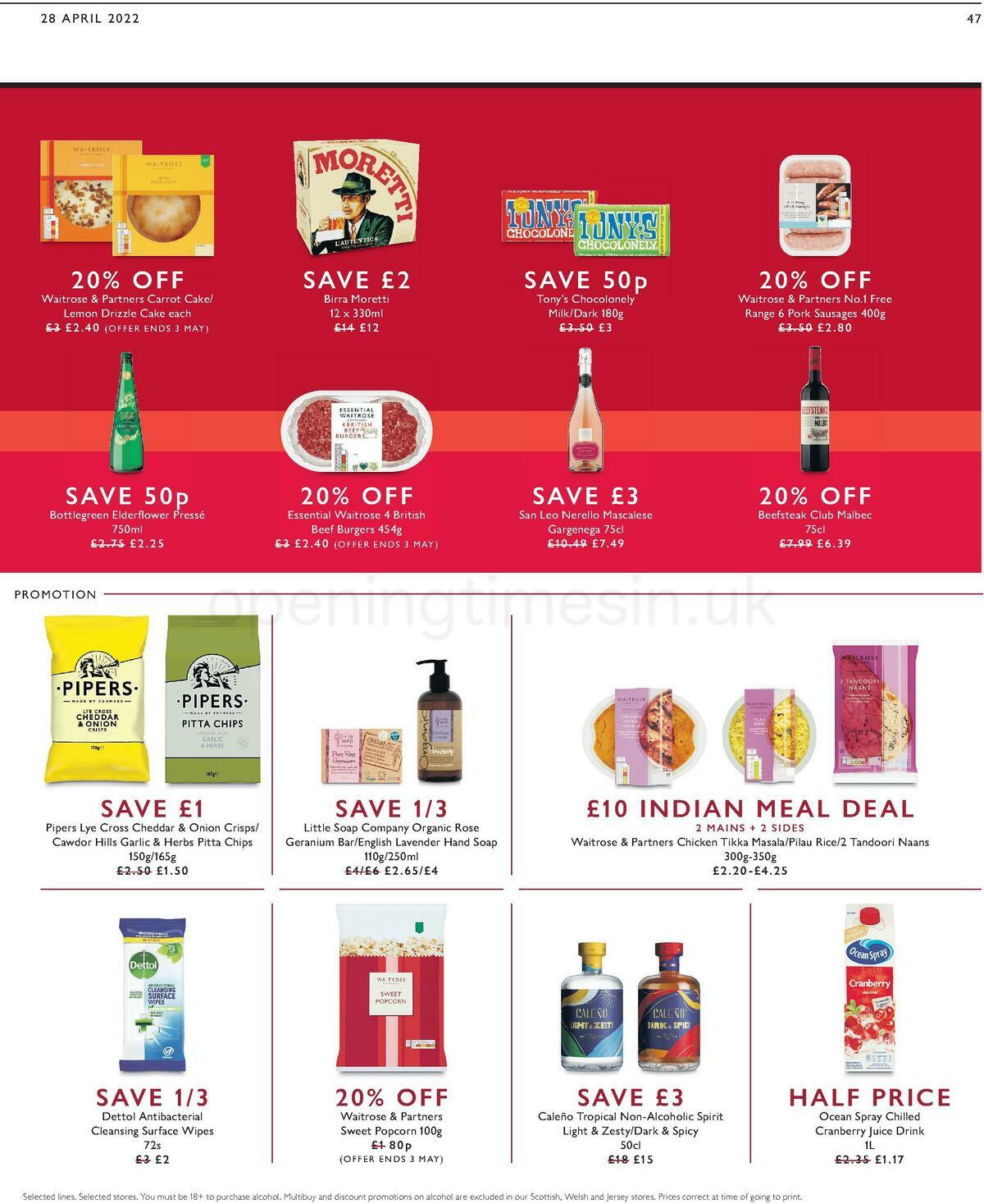 Waitrose Offers from 28 April