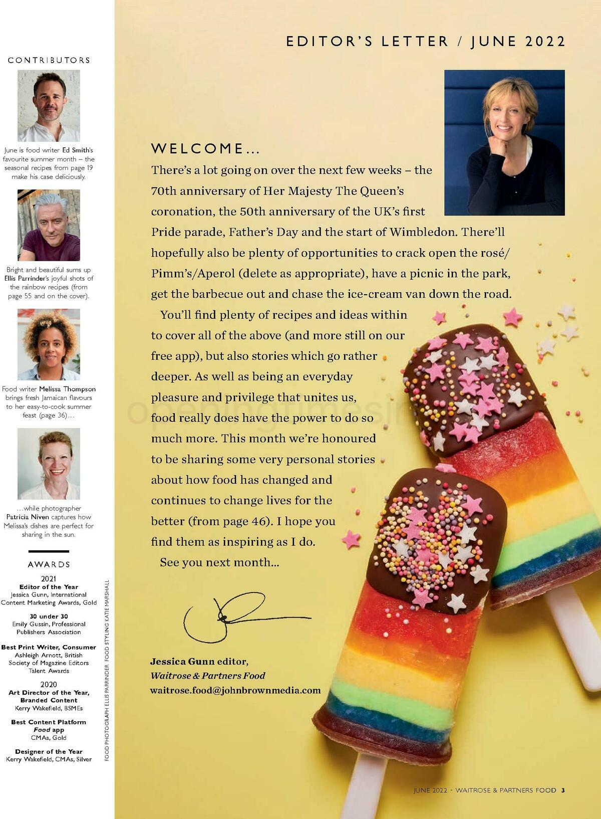 Waitrose Food Magazine June Offers from 1 June