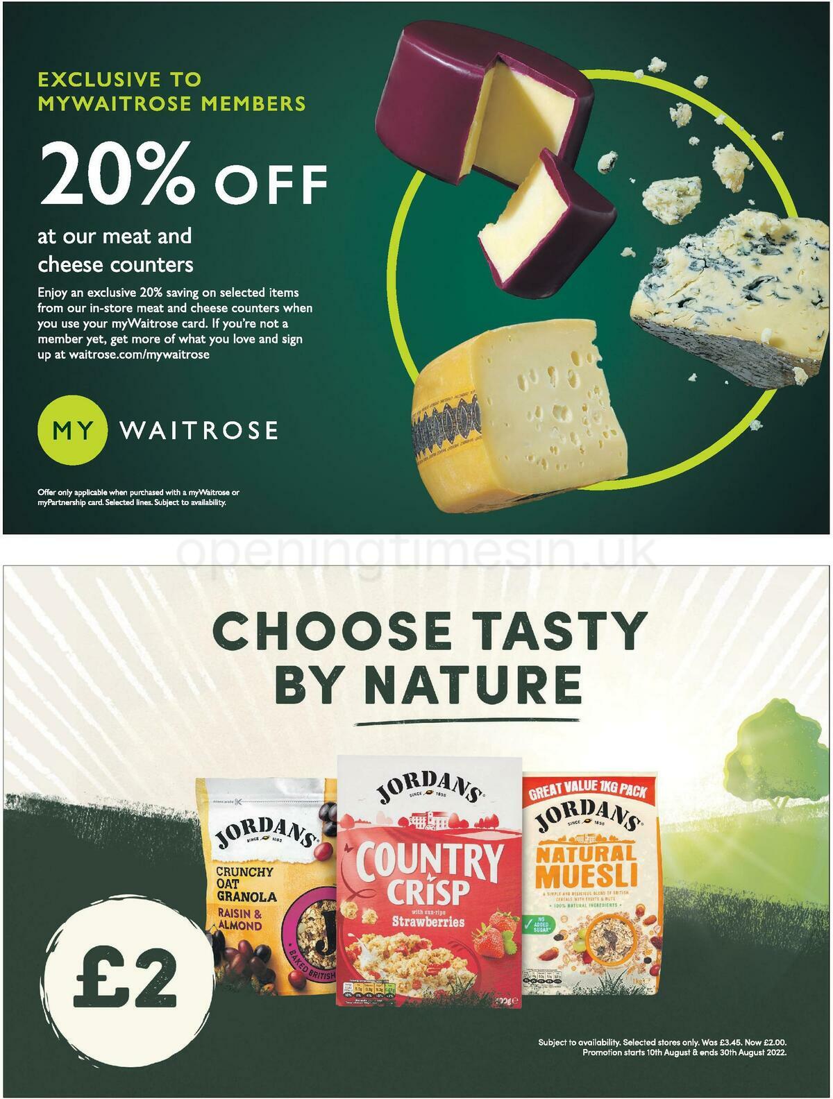 Waitrose Offers from 11 August