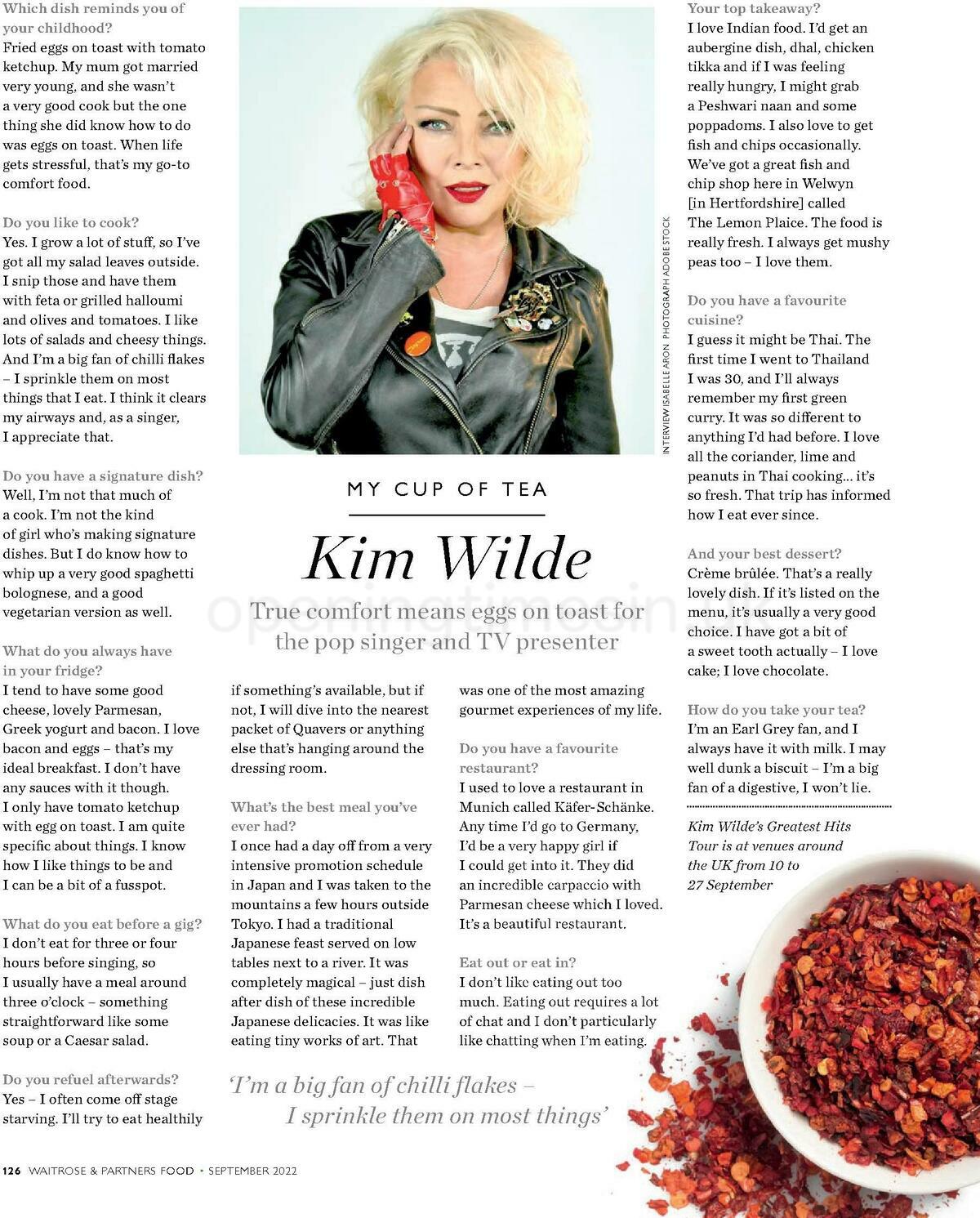 Waitrose Food Magazine September Offers from 1 September