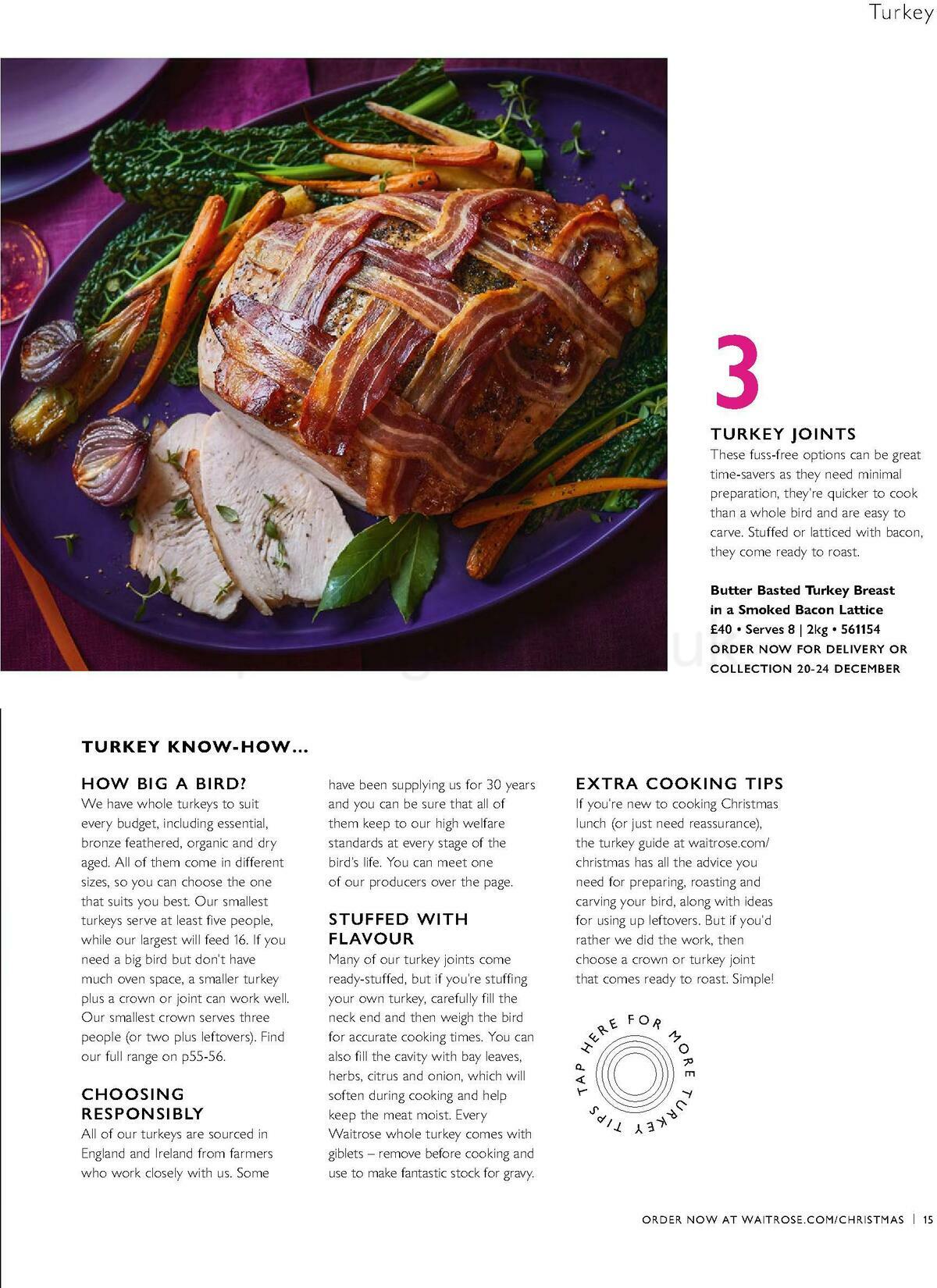 Waitrose Christmas Offers from 1 October