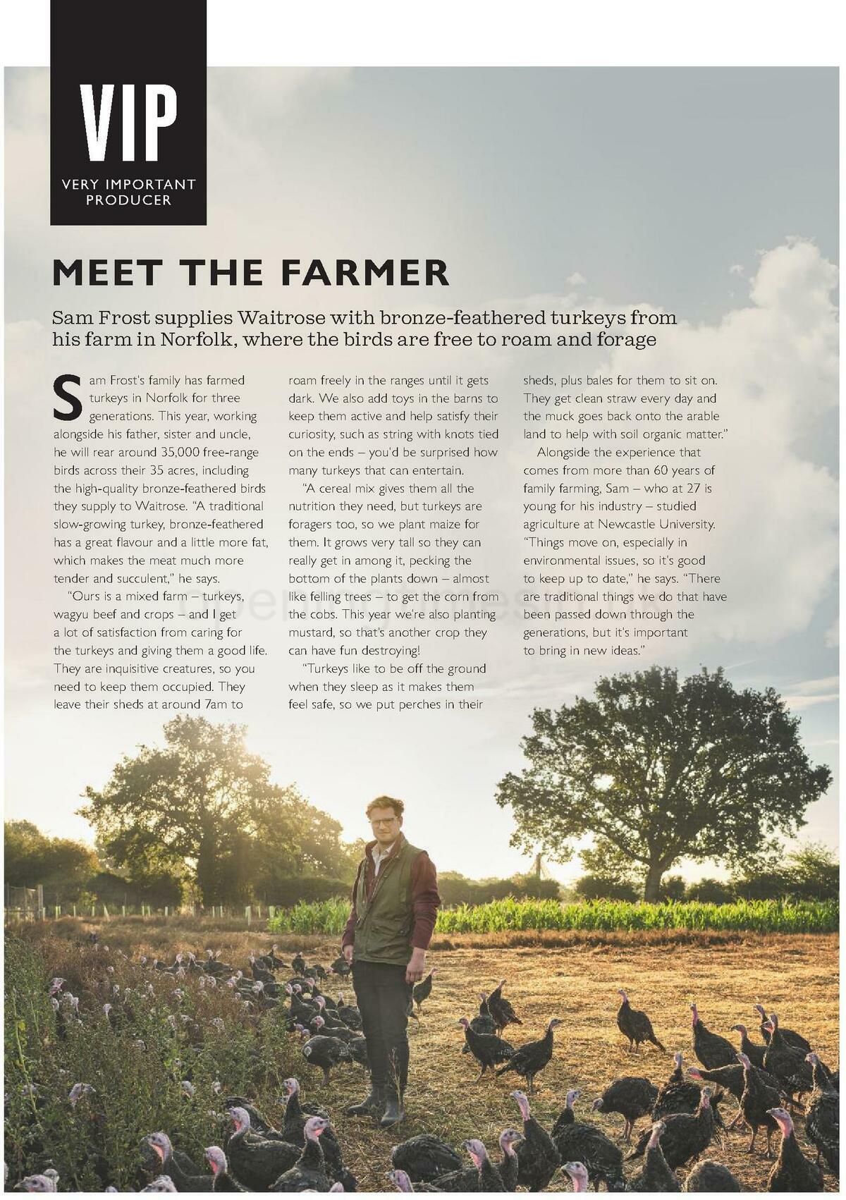 Waitrose Christmas Offers from 1 October