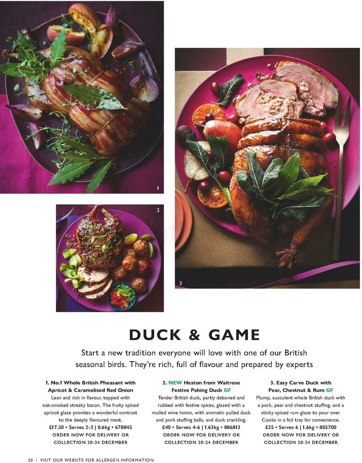 Waitrose Christmas Offers from 1 October