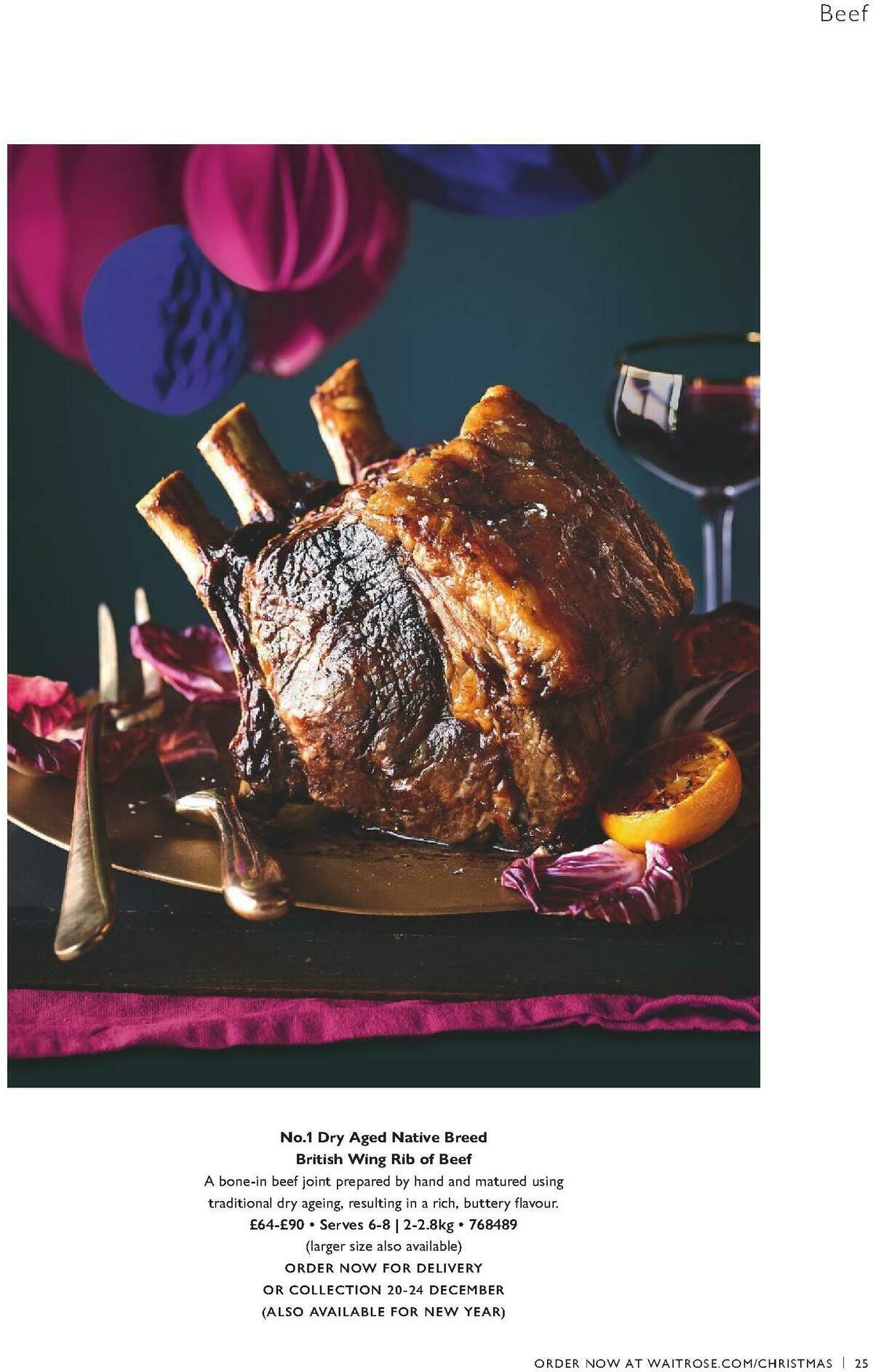 Waitrose Christmas Offers from 1 October