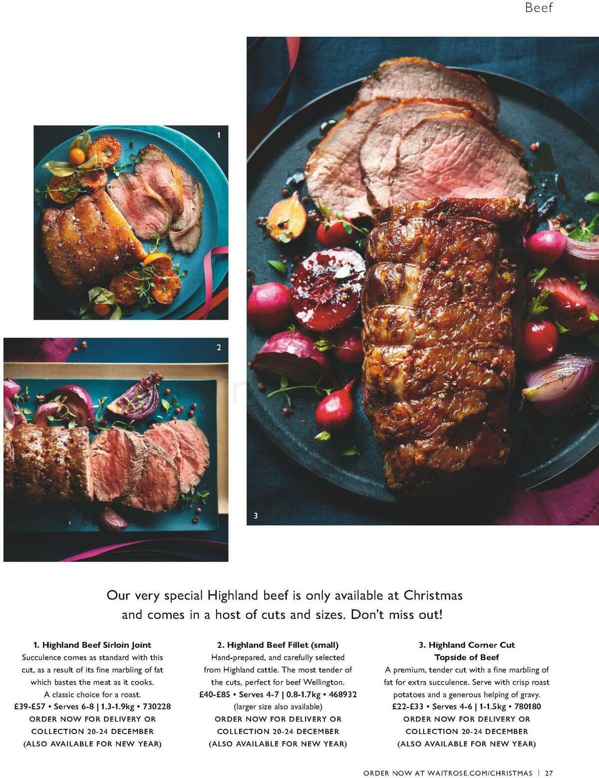 Waitrose Christmas Offers from 1 October