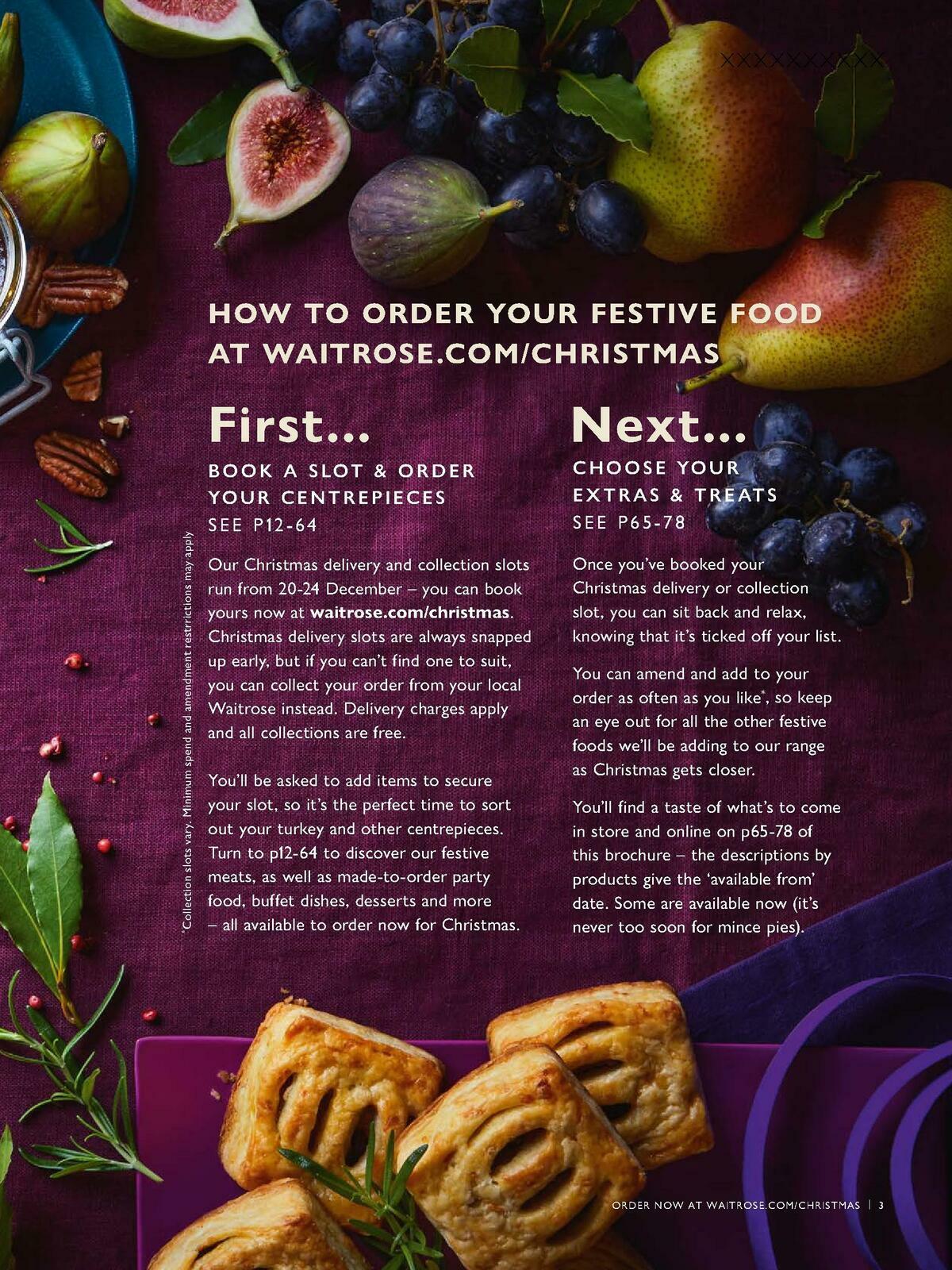 Waitrose Christmas Offers from 1 October
