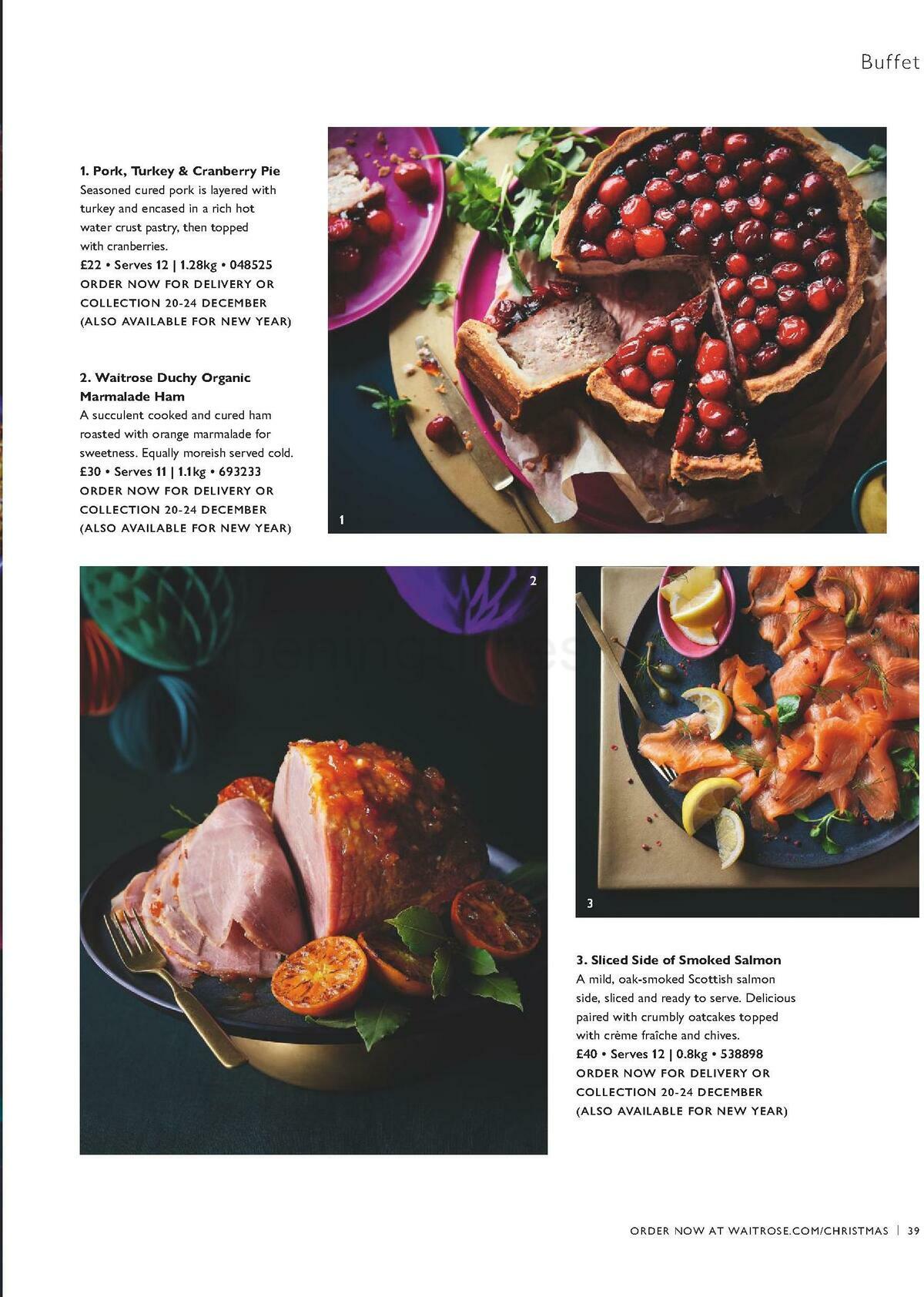 Waitrose Christmas Offers from 1 October