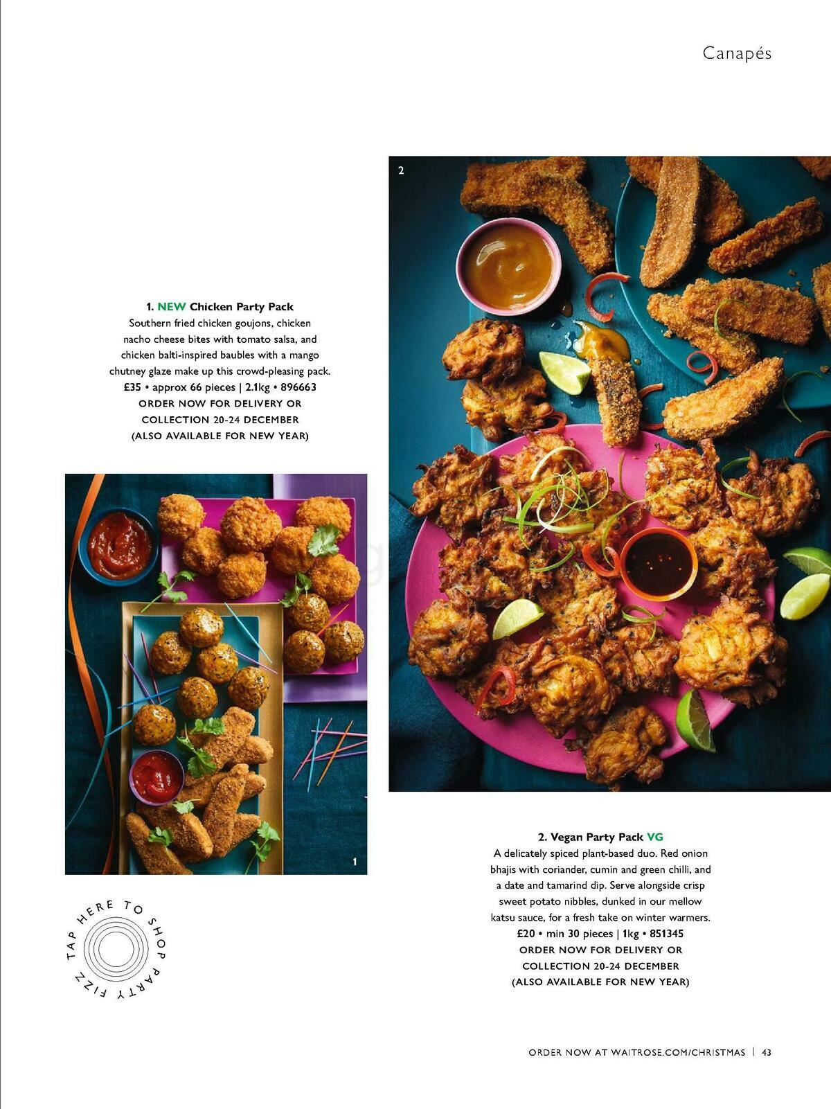 Waitrose Christmas Offers from 1 October