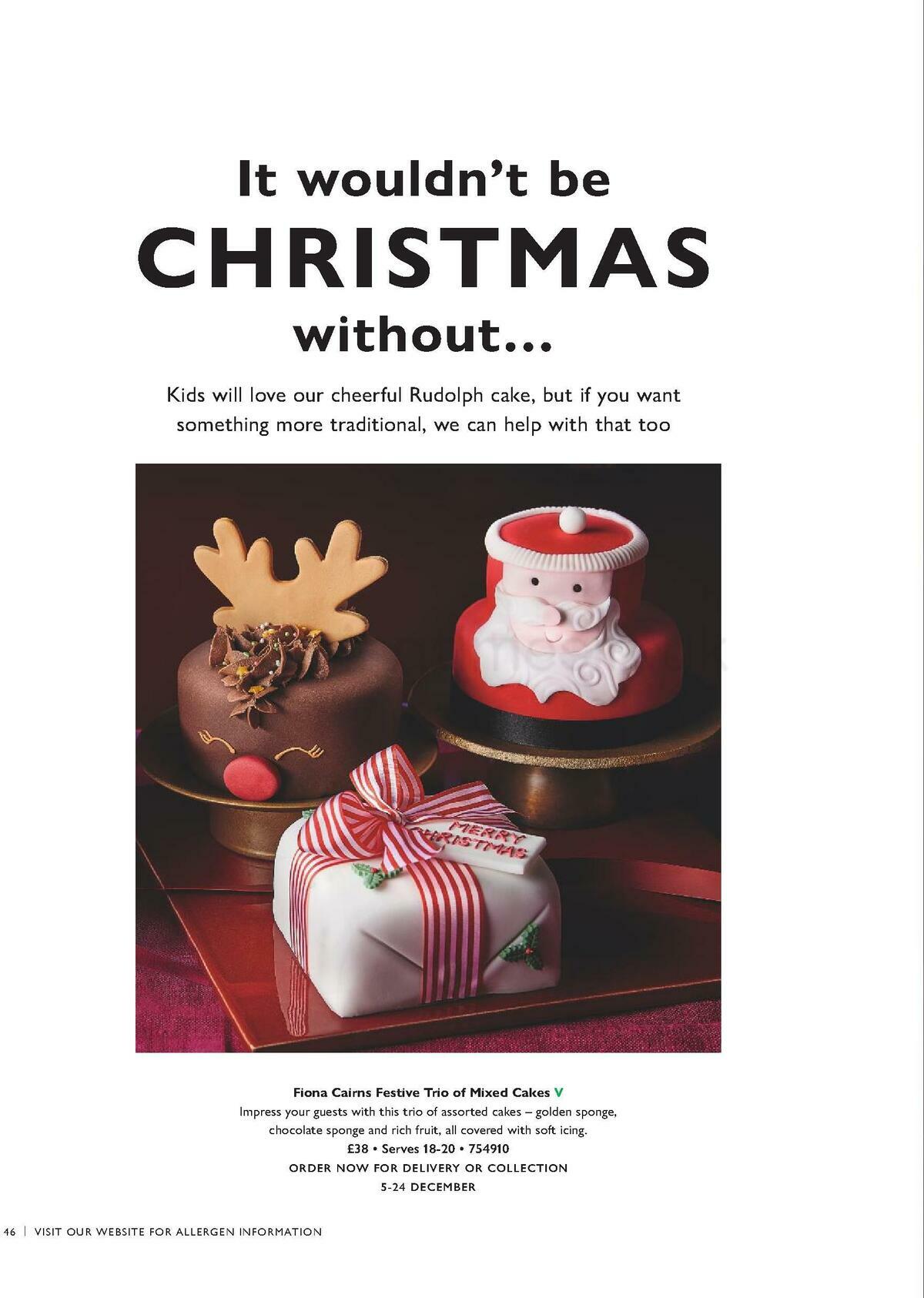Waitrose Christmas Offers from 1 October