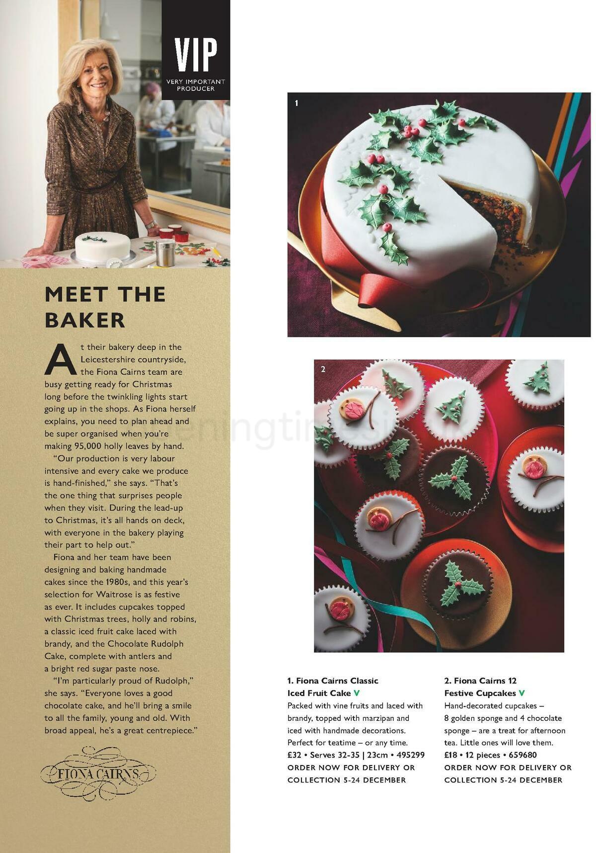 Waitrose Christmas Offers from 1 October