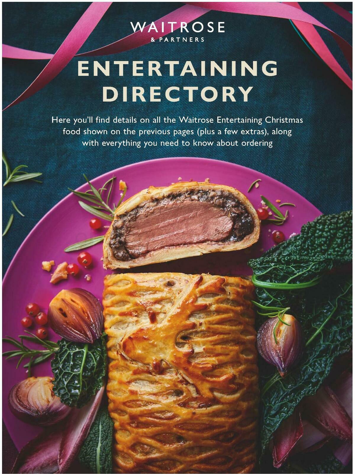 Waitrose Christmas Offers from 1 October