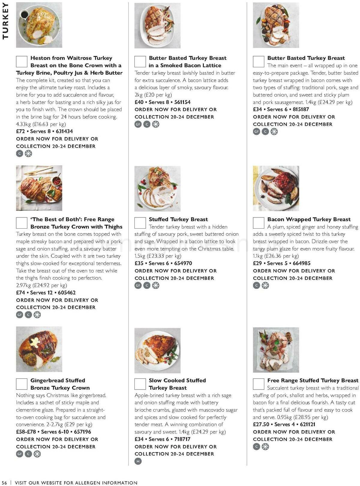 Waitrose Christmas Offers from 1 October