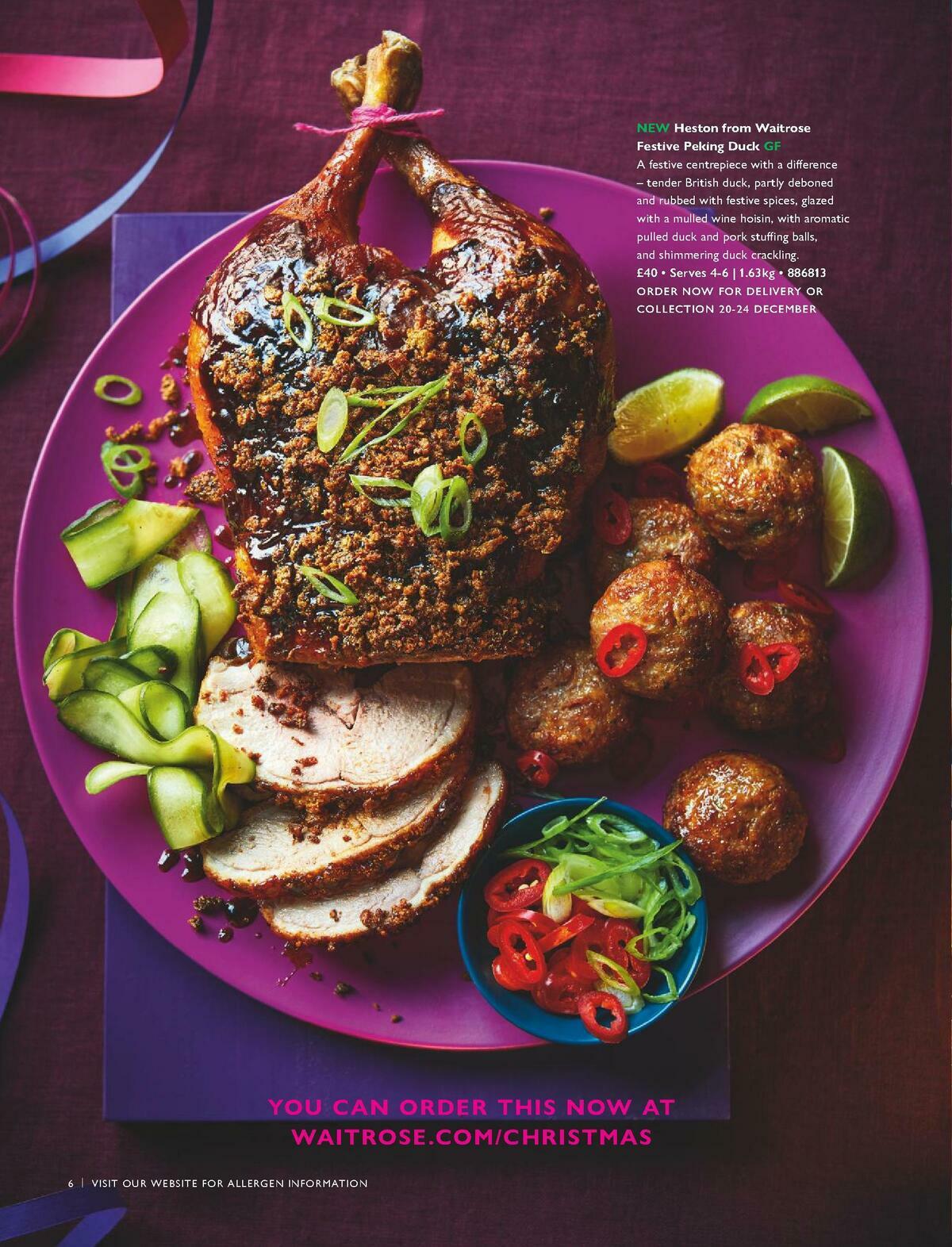 Waitrose Christmas Offers from 1 October