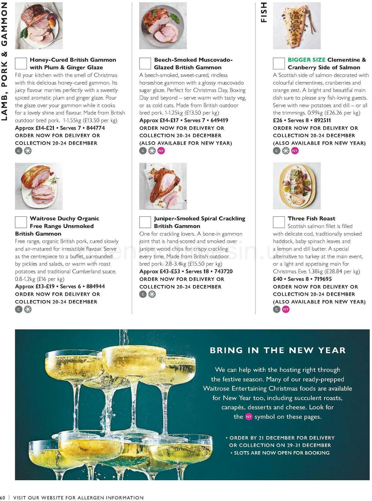 Waitrose Christmas Offers from 1 October