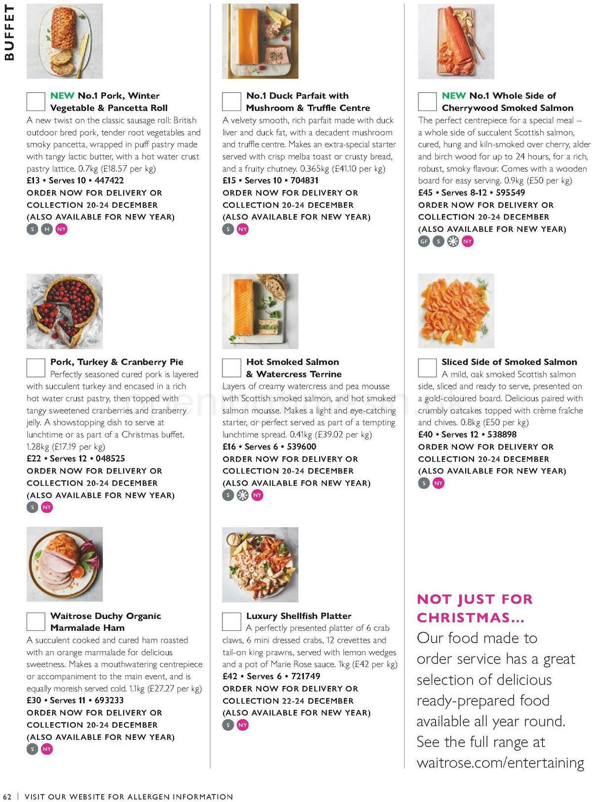 Waitrose Christmas Offers from 1 October