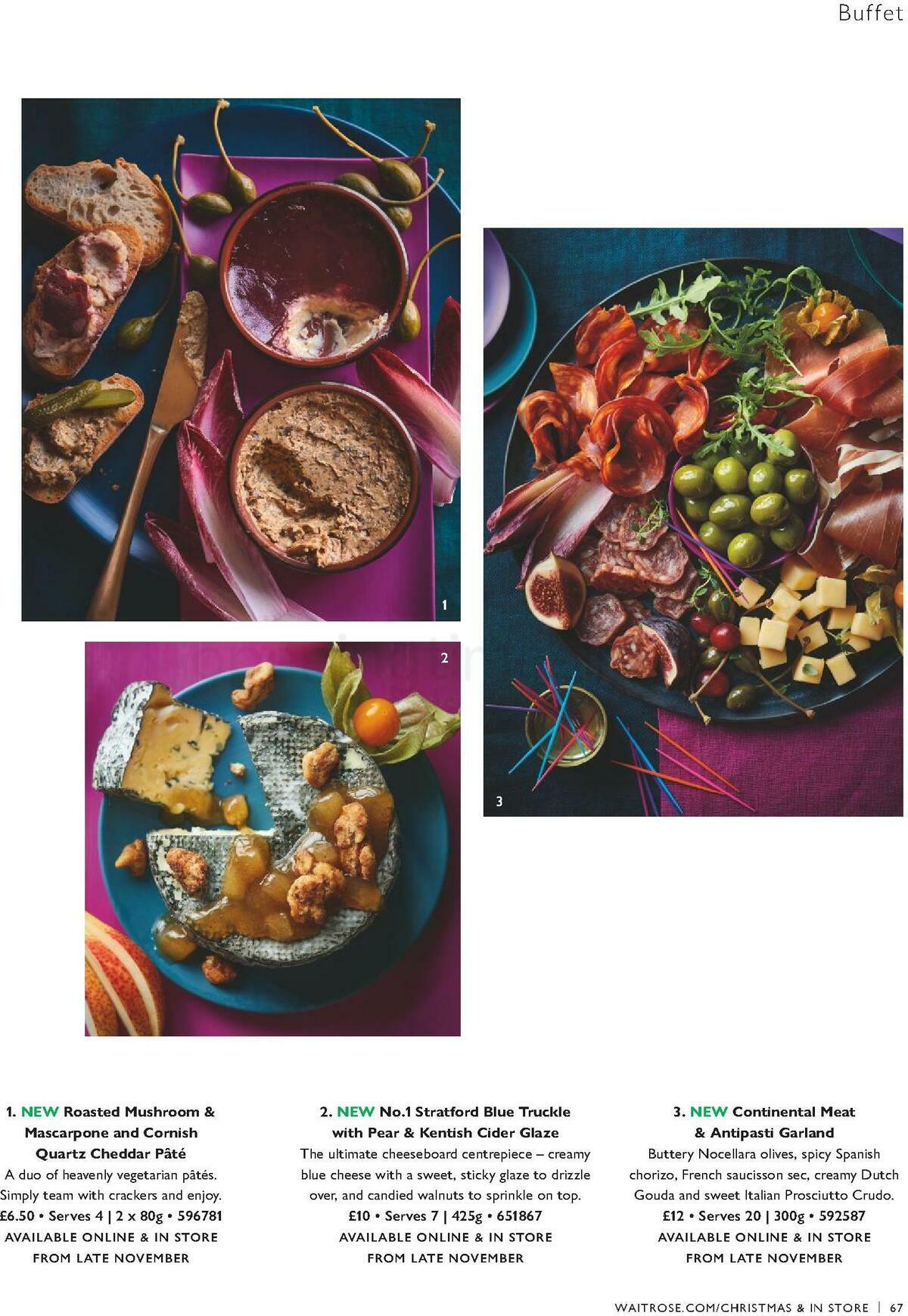 Waitrose Christmas Offers from 1 October