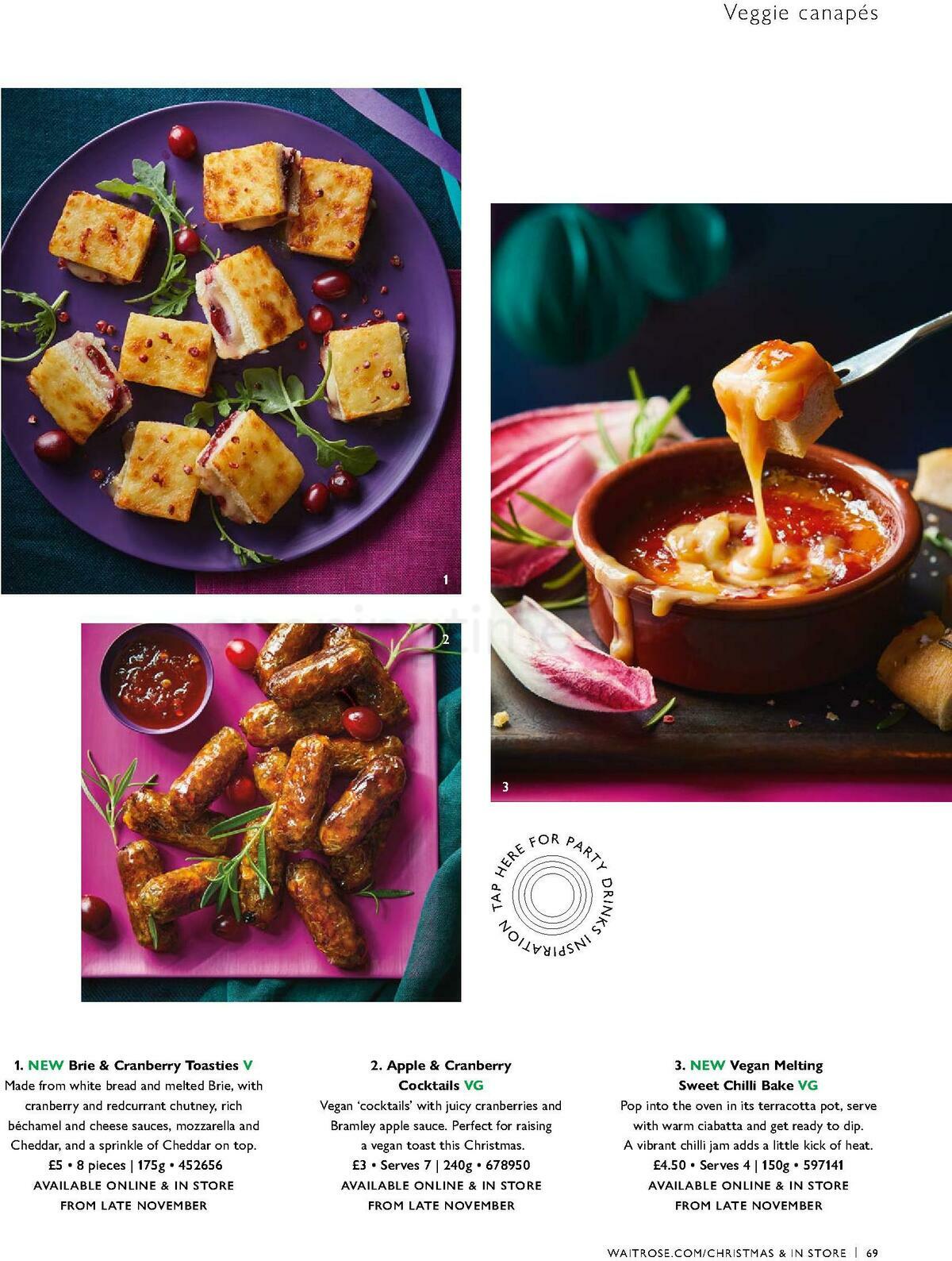 Waitrose Christmas Offers from 1 October