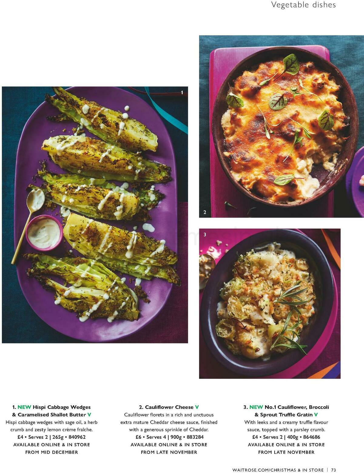 Waitrose Christmas Offers from 1 October