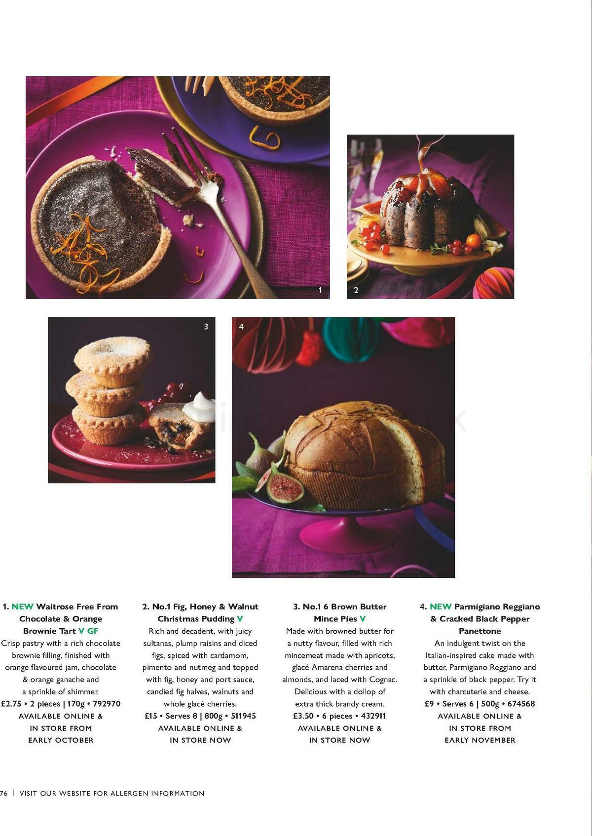 Waitrose Christmas Offers from 1 October