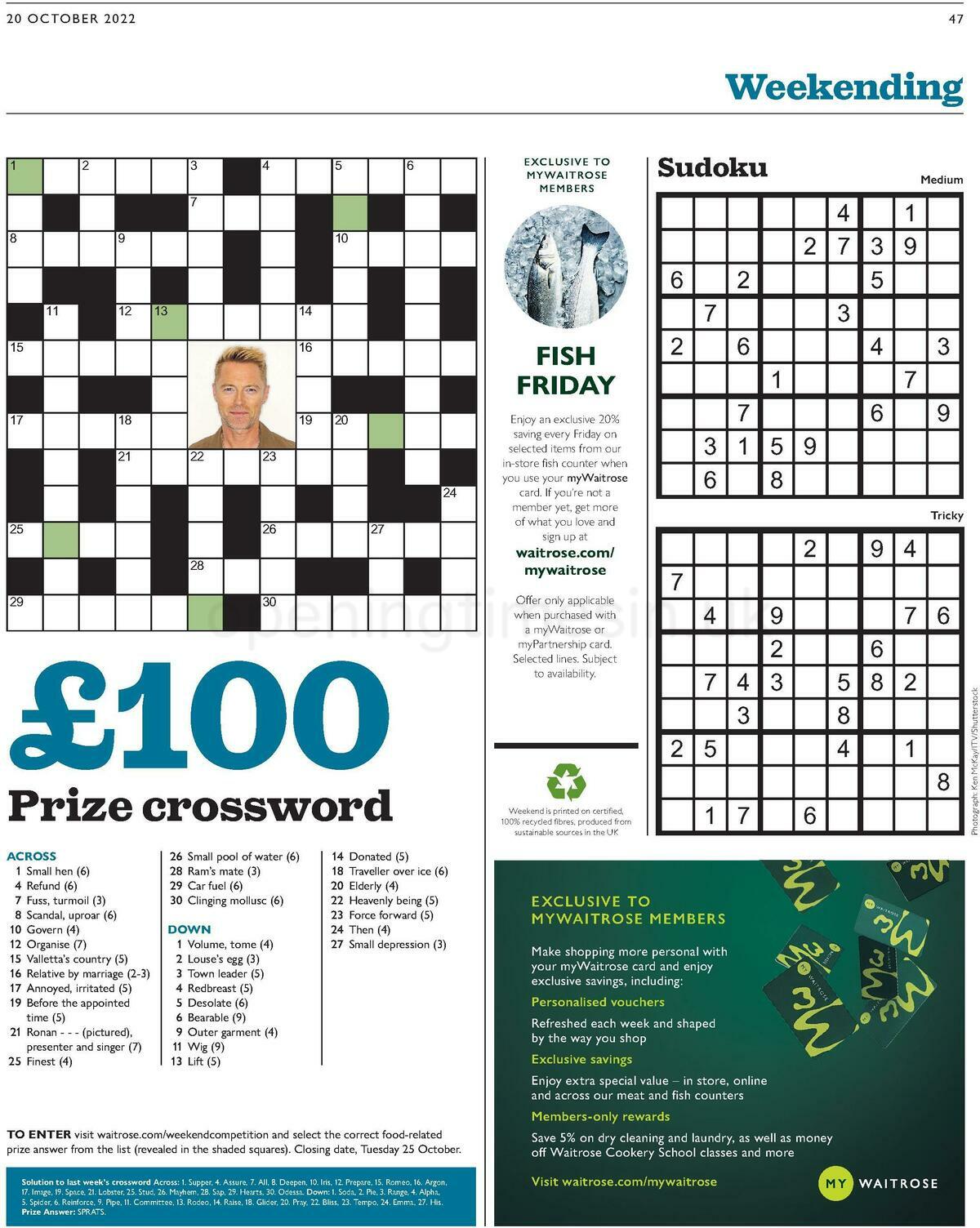 Waitrose Offers from 20 October