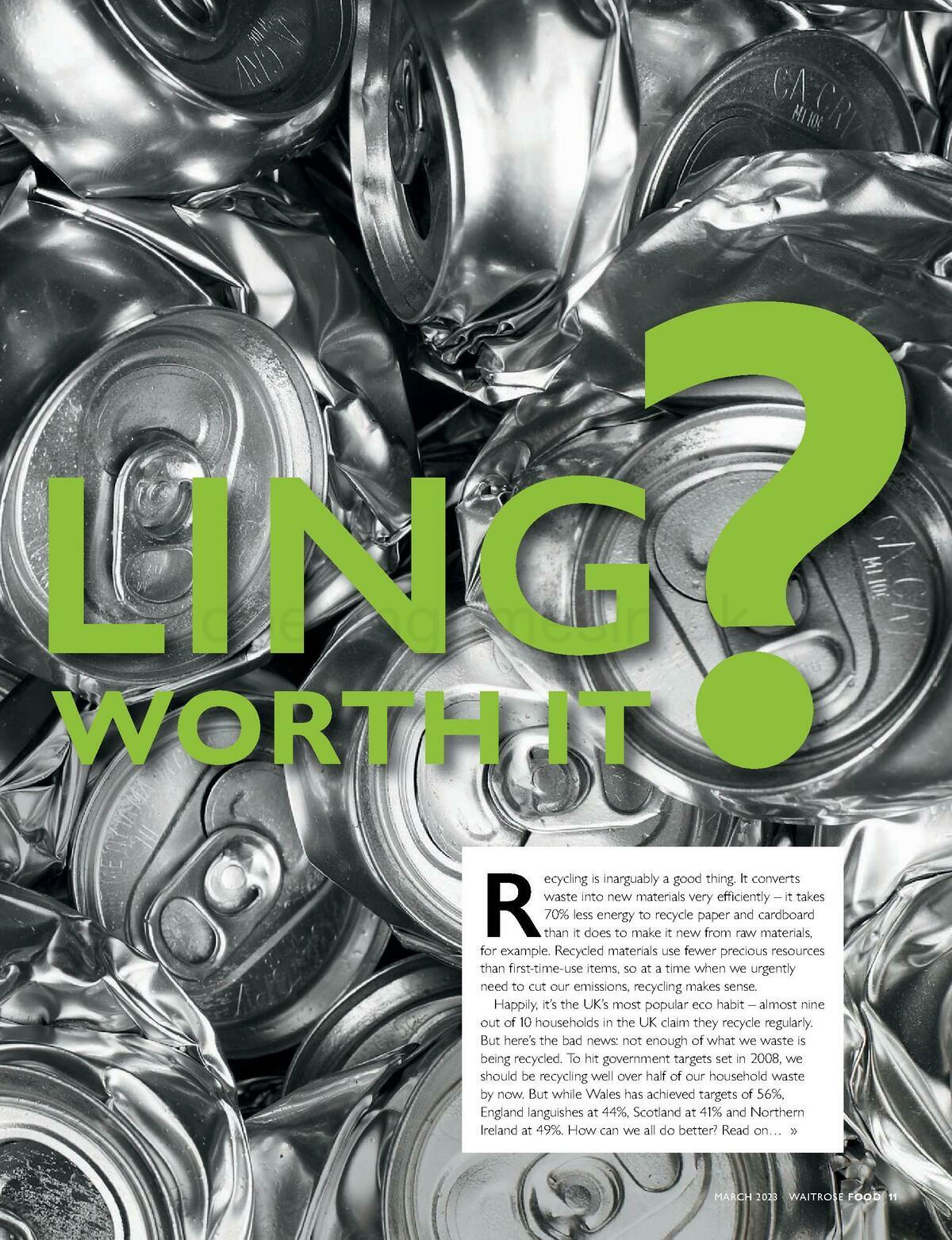 Waitrose Magazine March Offers from 1 March