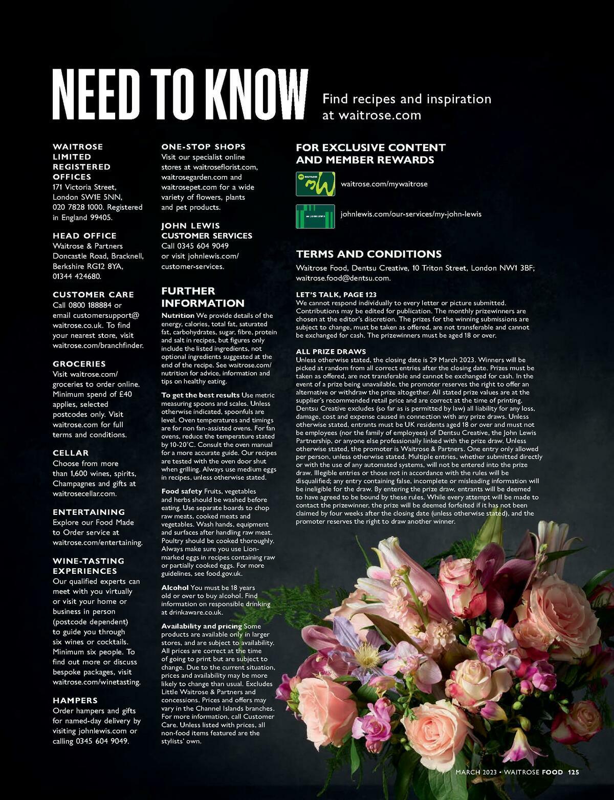 Waitrose Magazine March Offers from 1 March