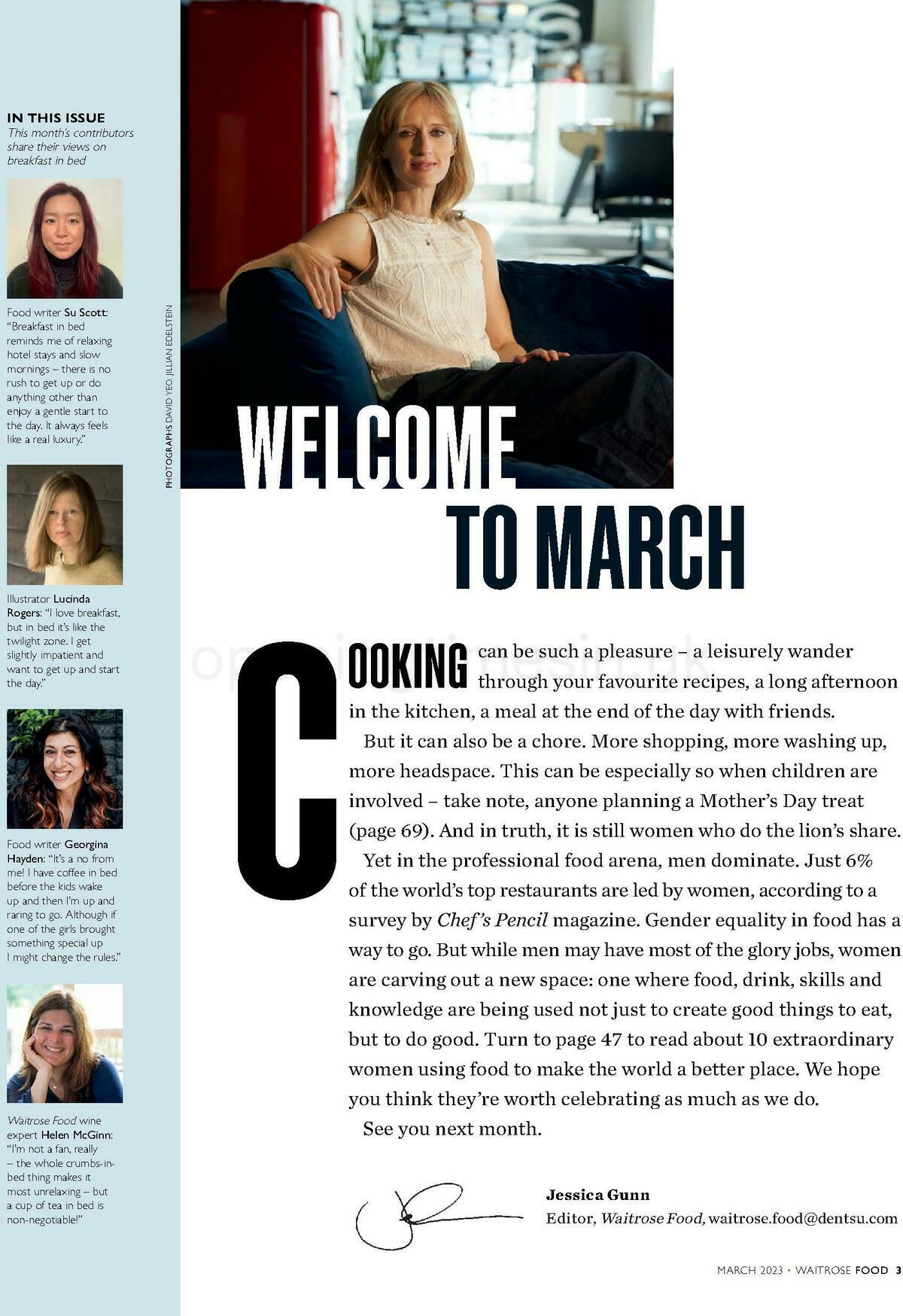 Waitrose Magazine March Offers from 1 March