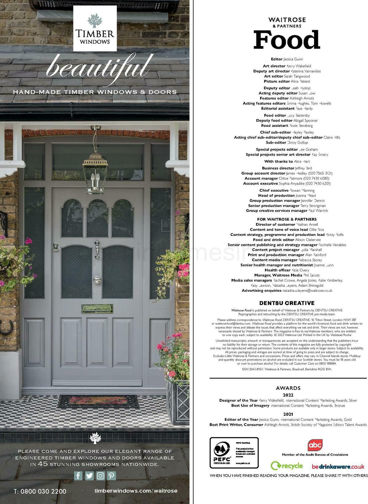 Waitrose Magazine March Offers from 1 March