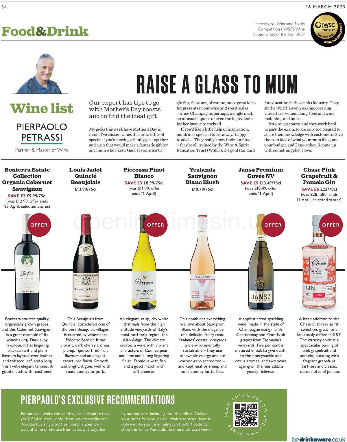 Waitrose Offers from 16 March