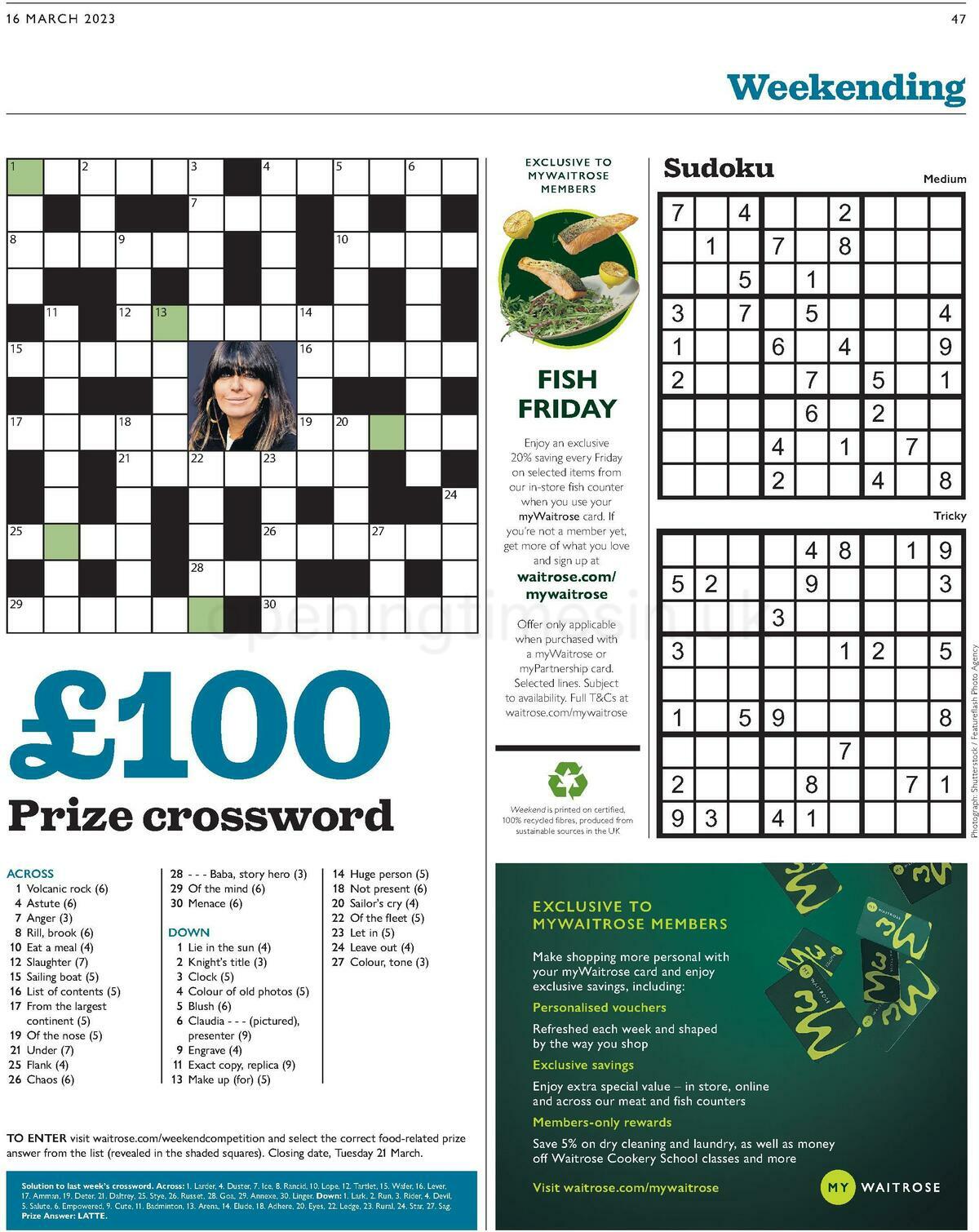 Waitrose Offers from 16 March