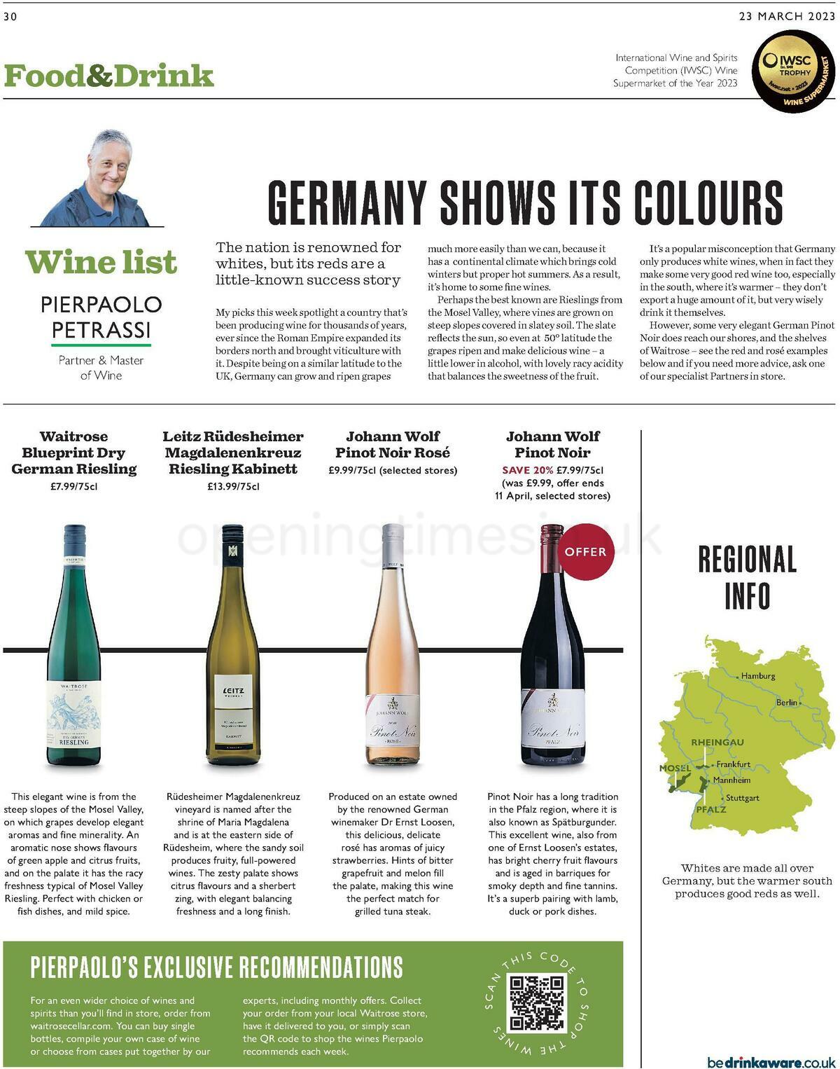 Waitrose Offers from 23 March