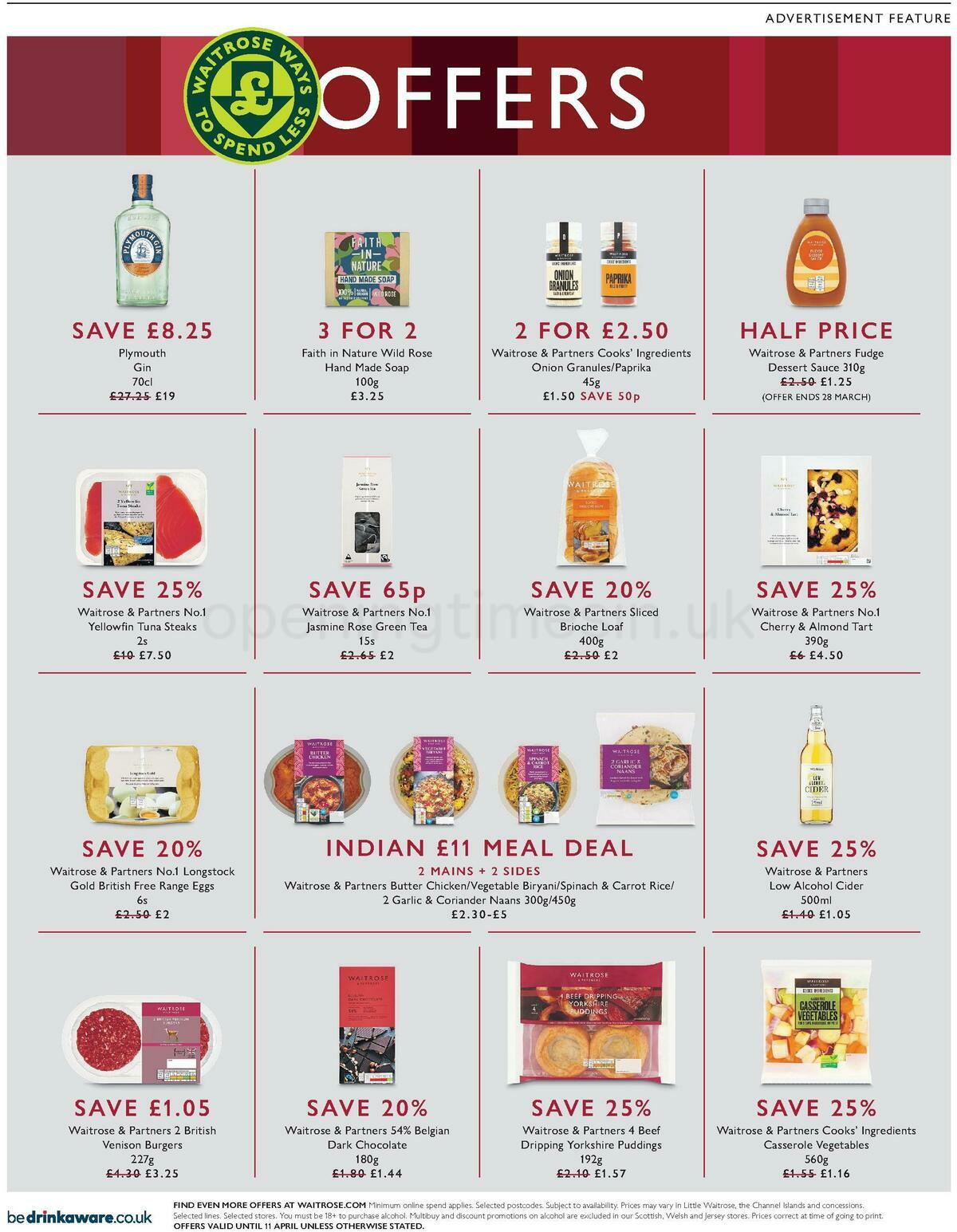Waitrose Offers from 23 March