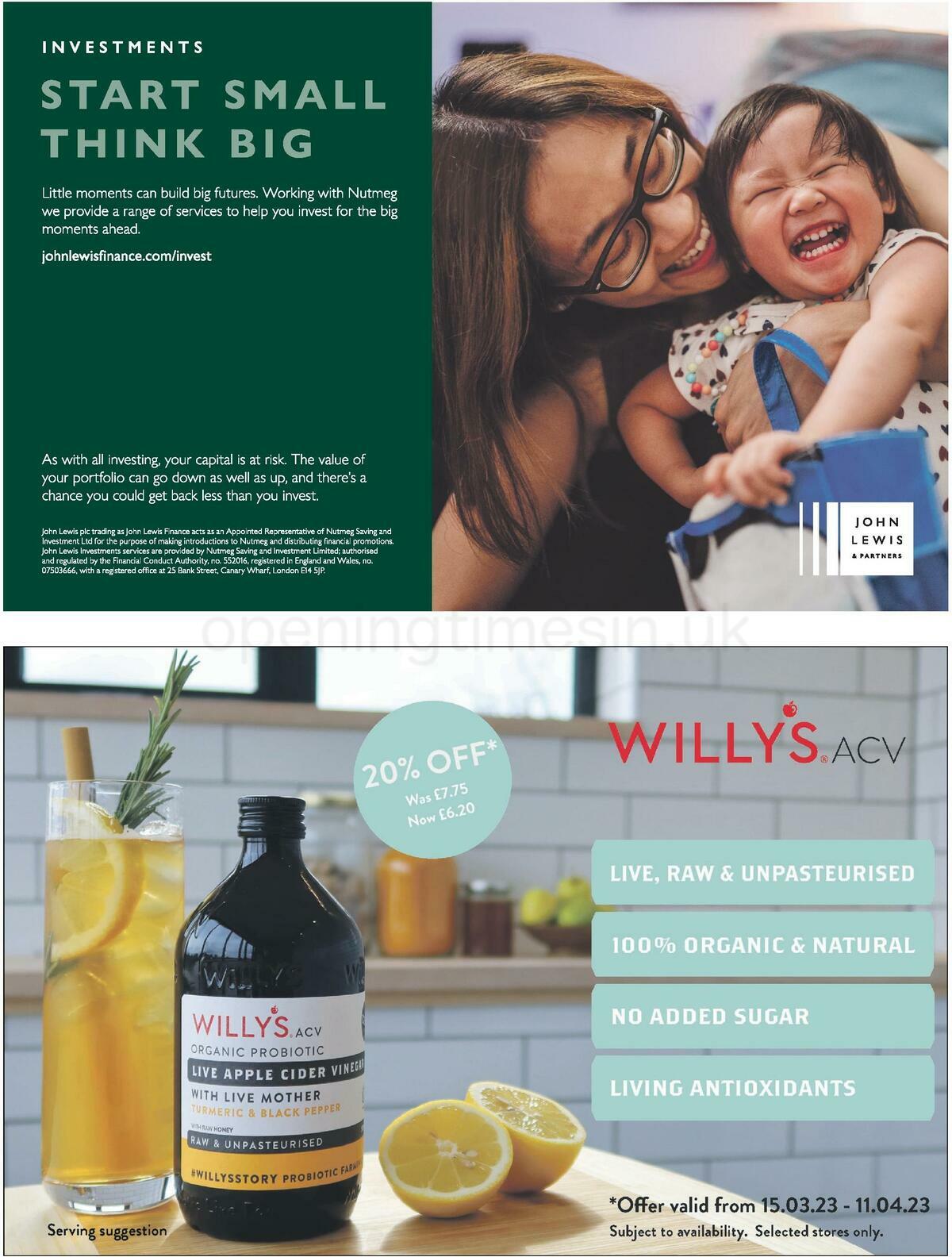 Waitrose Offers from 23 March