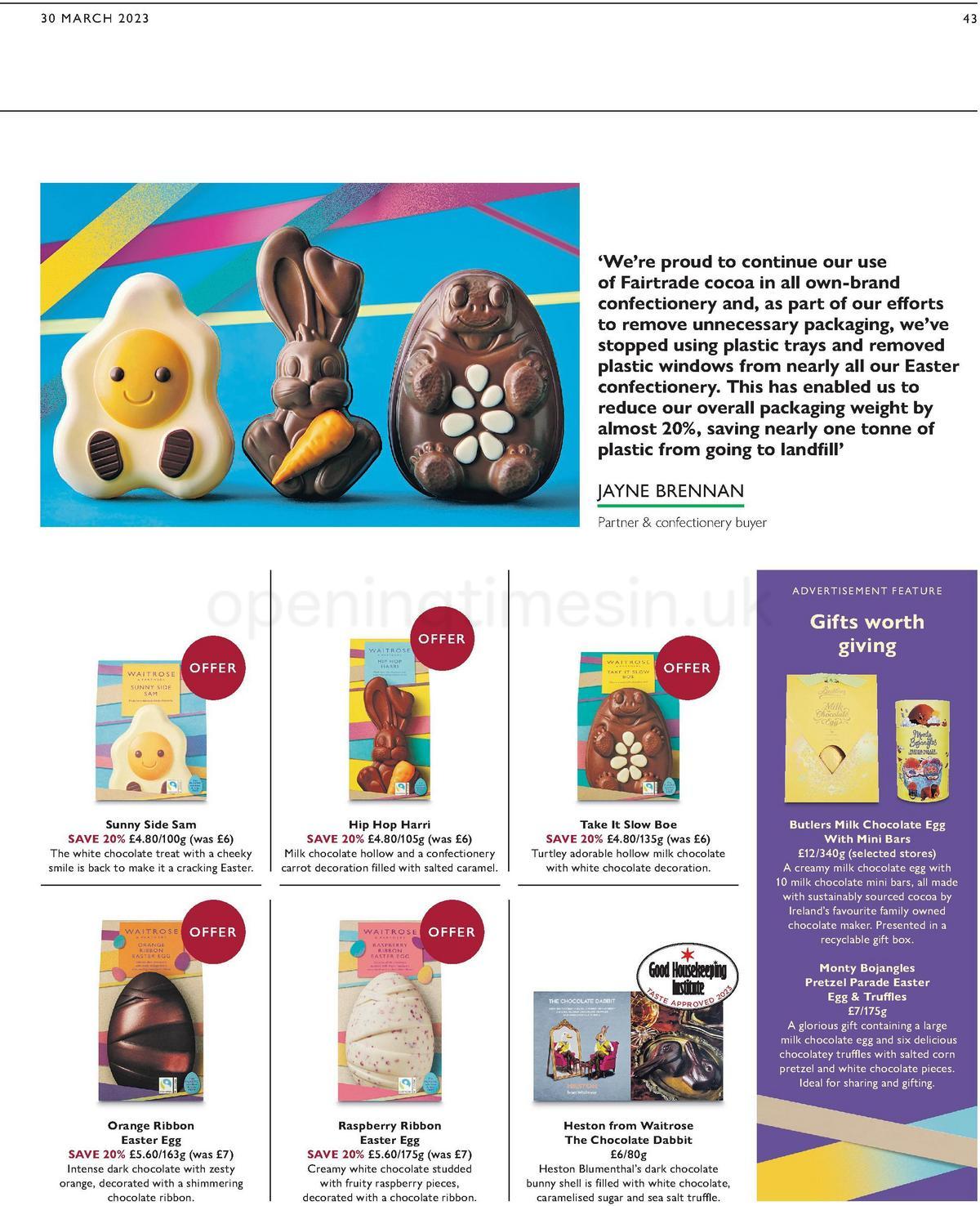 Waitrose Offers from 30 March