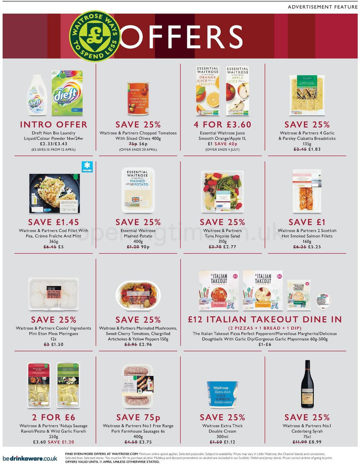 Waitrose Offers from 30 March