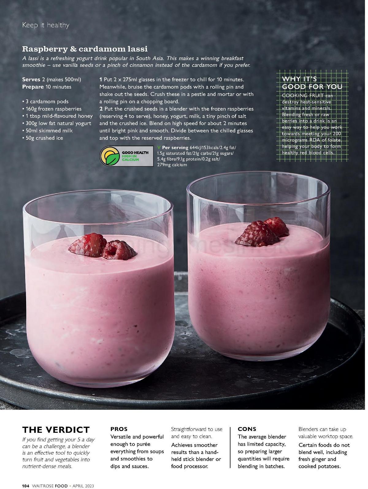 Waitrose Magazine April Offers from 1 April