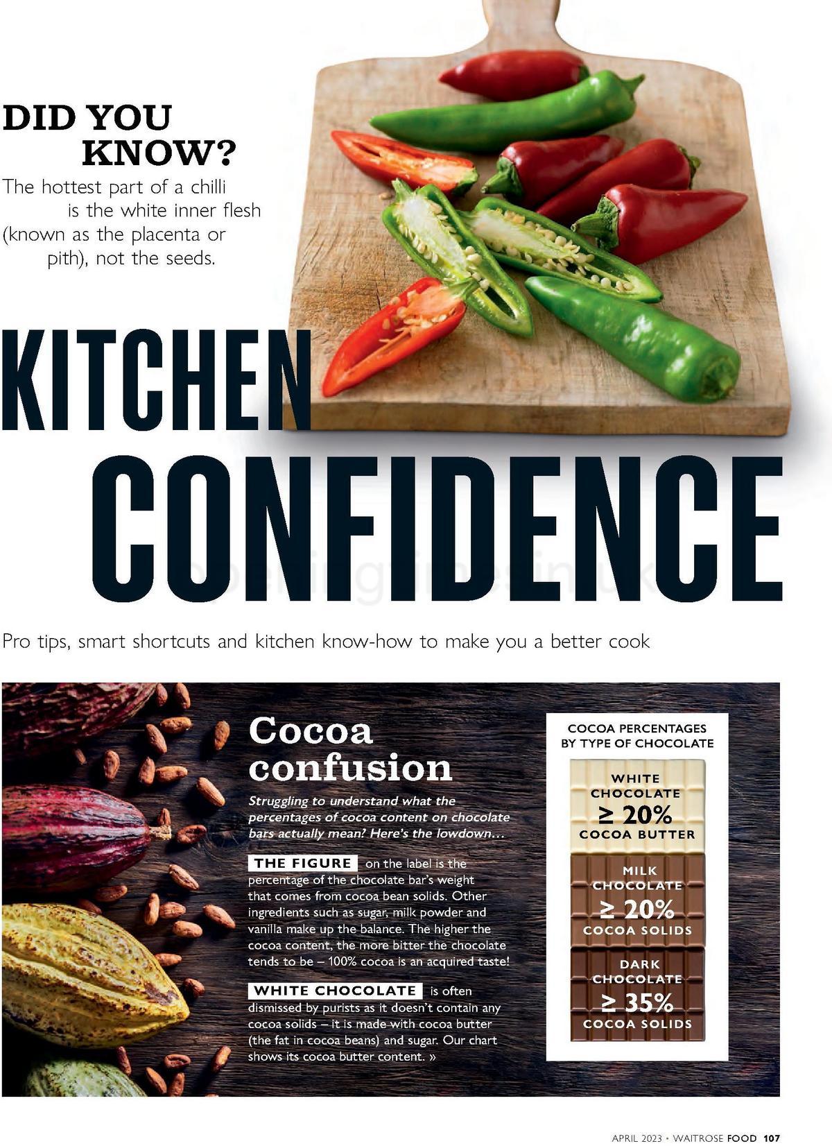 Waitrose Magazine April Offers from 1 April