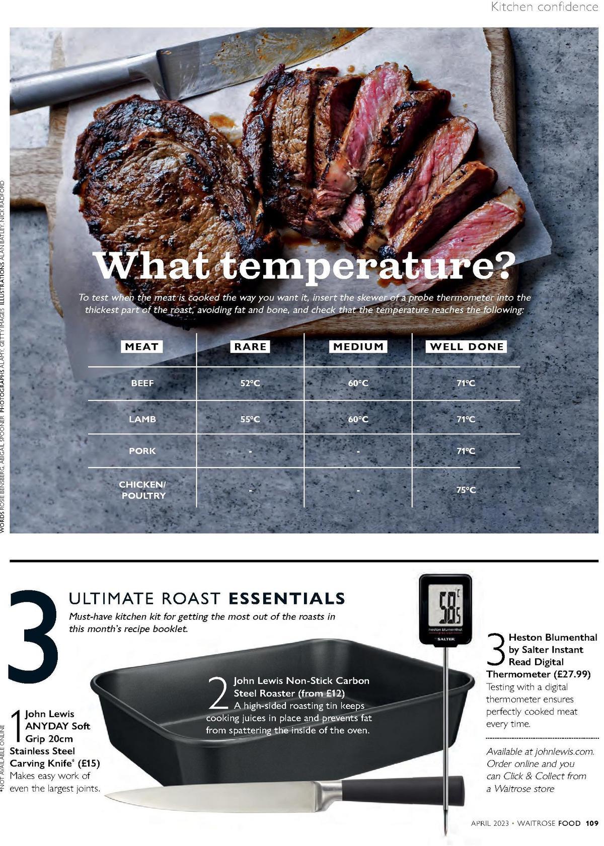 Waitrose Magazine April Offers from 1 April